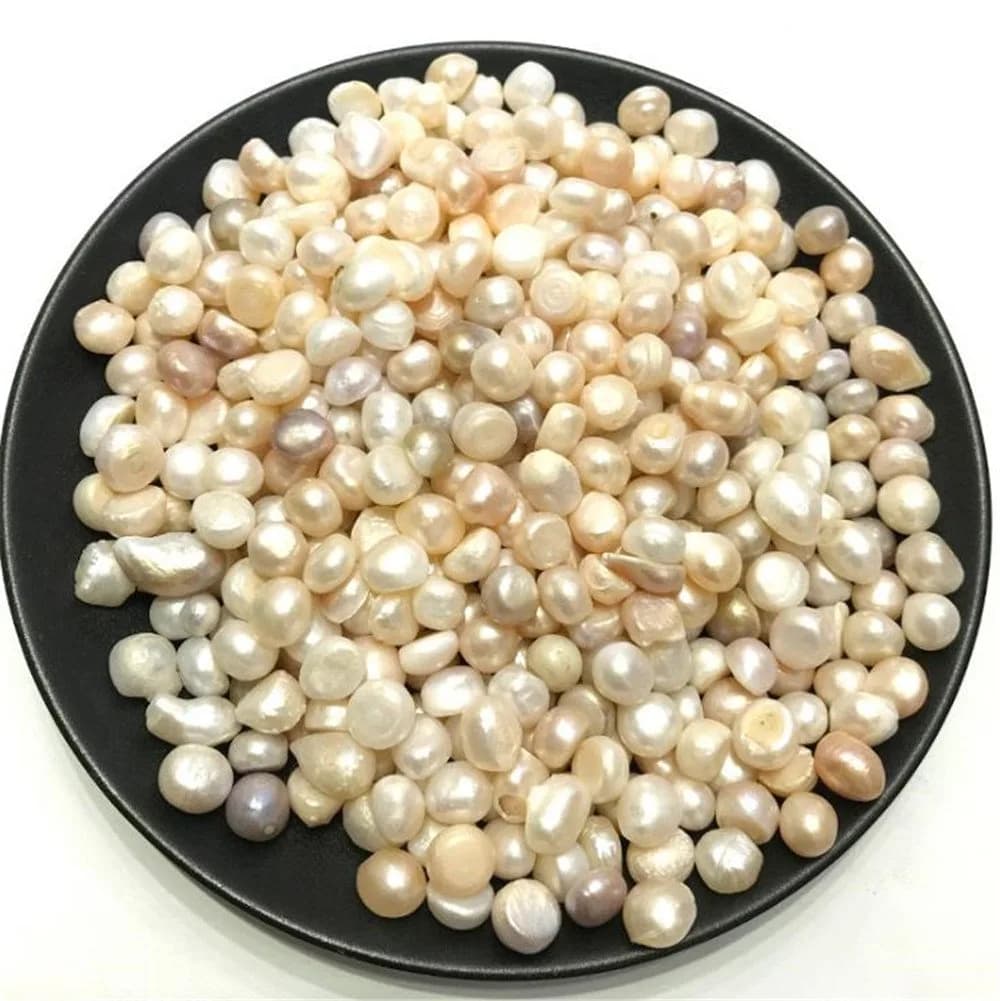 AITELEI Natural Freshwater Pearl Oysters Loose Beads 100g (3.5oz) | Authentic Gemstone for DIY Crafts - main product image