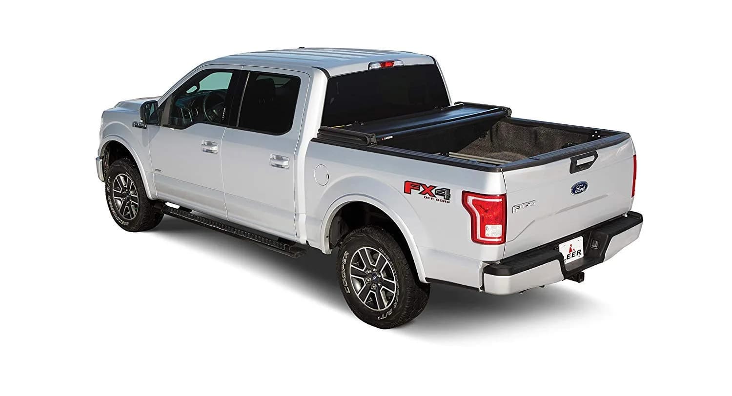 LEER Latitude | Fits 2015-2026 Ford F-150 with 5.6 FT Bed | Easy Install, Soft Tri-Fold Truck Bed Tonneau Cover - main product image