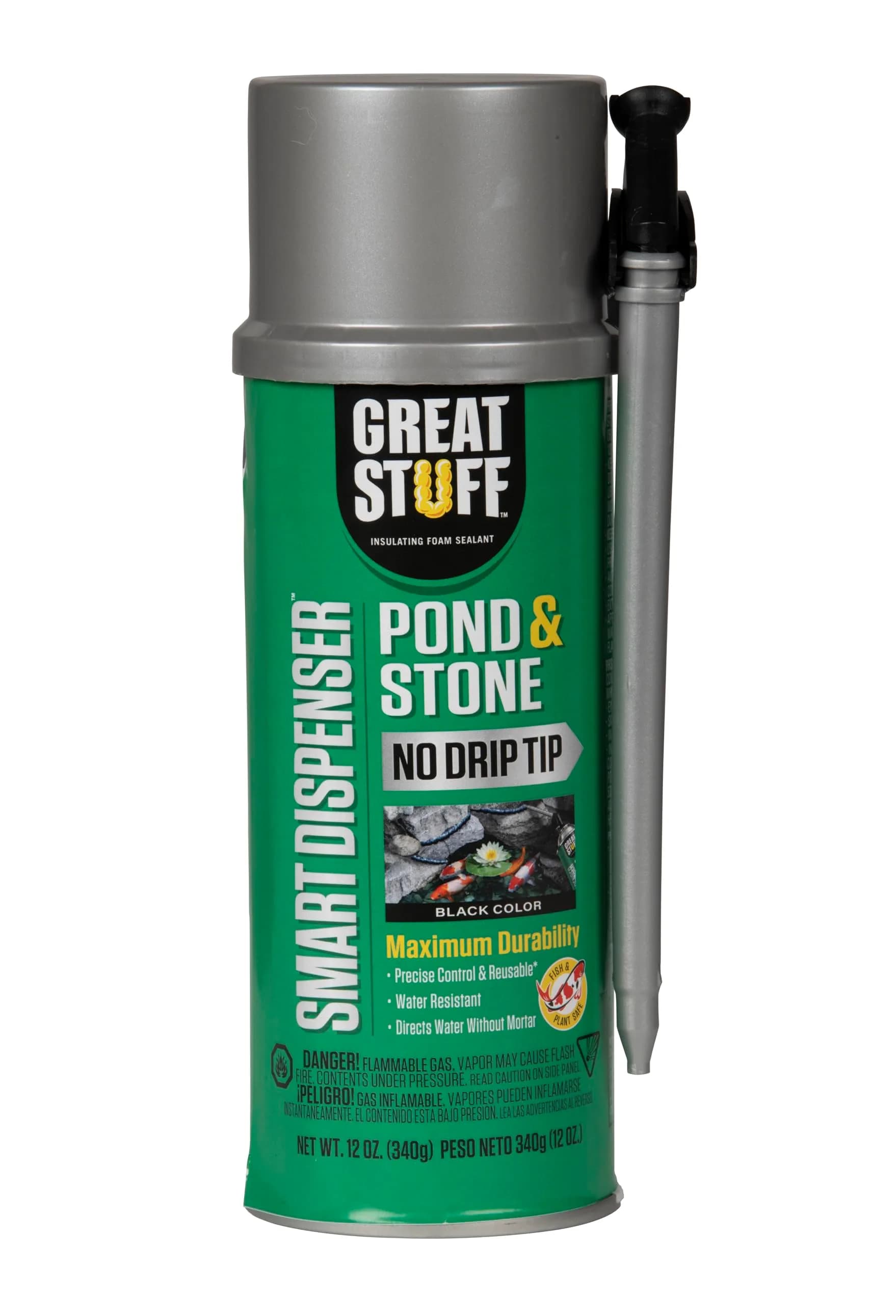 Great Stuff Pond & Stone Smart Dispenser Foam Sealant 354ml (12 oz) | Reusable for 30 Days - main product image