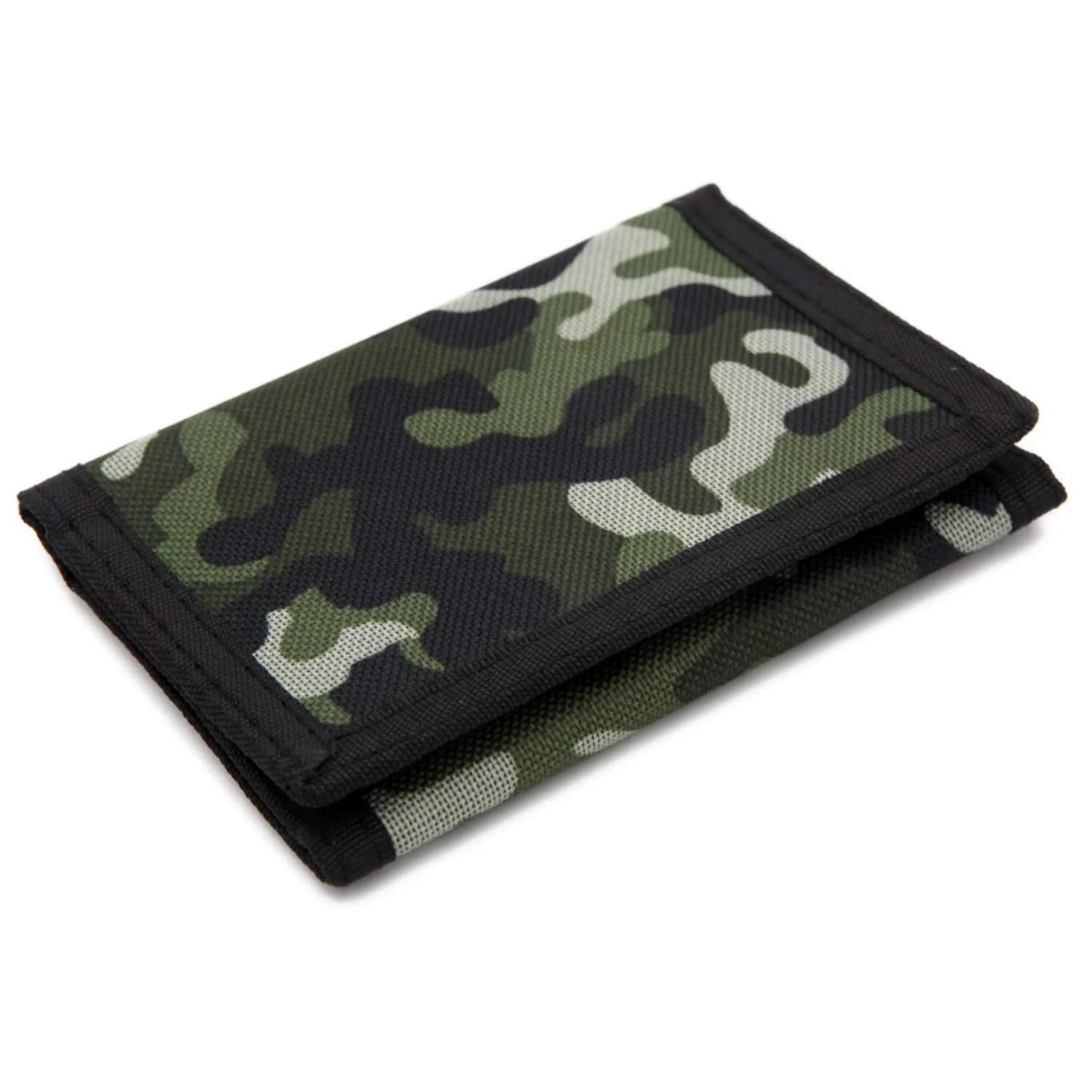 JONYEE Kids Camouflage Wallet with Hook & Loop Closure, 12.3cm (4.7in) | Durable Nylon Boys and Girls Wallet - main product image