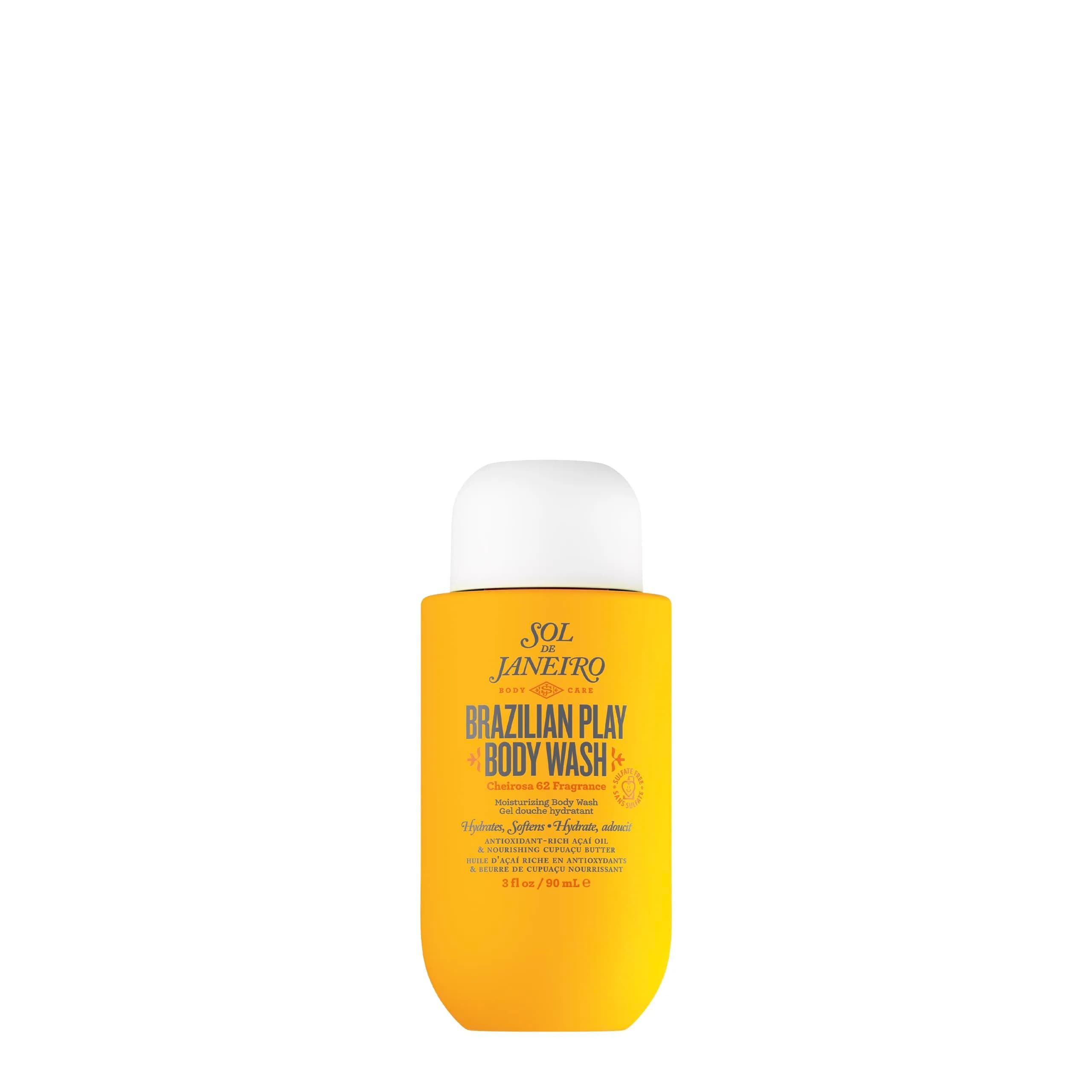 Sol de Janeiro Brazilian Play Moisturizing Shower Cream Gel Body Wash 90mL (3.0 Fl Oz) | Sulfate-Free Hydration - main product image