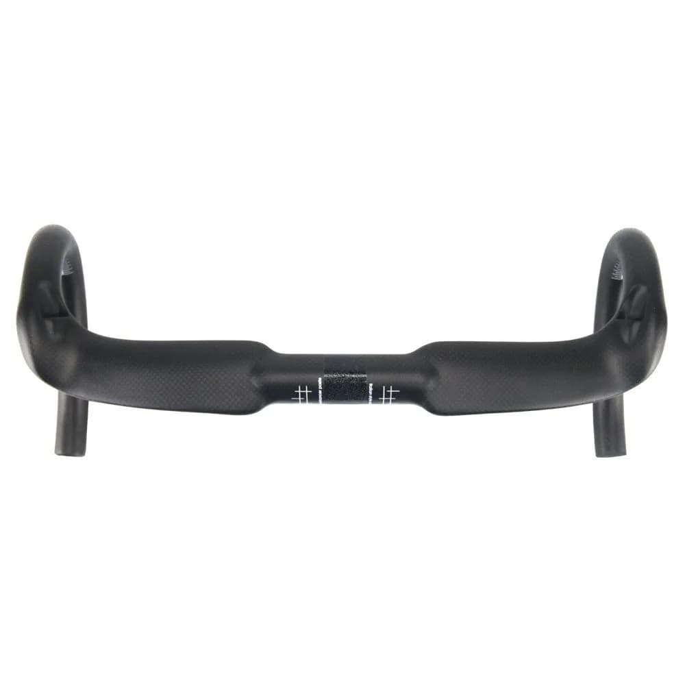 Alfa Pasca Carbon Fiber Drop Handlebars 31.8 x 440mm Road Bike Handlebar | 3K Matte Finish - main product image