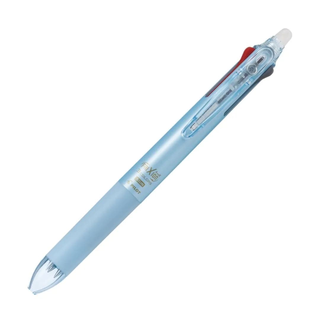 Pilot Erasable Ballpoint Pen, Pearl Blue, 0.38mm | Slim, Portable & Reusable - main product image