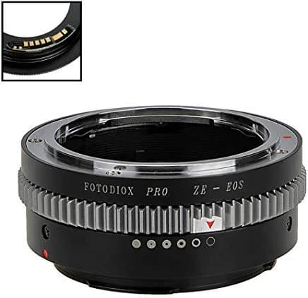 Fotodiox Pro Lens Mount Adapter Mamiya 35mm (ZE) to Canon EOS EF-S | Focus Confirm Chip, All-Metal (70-120 chars) - main product image
