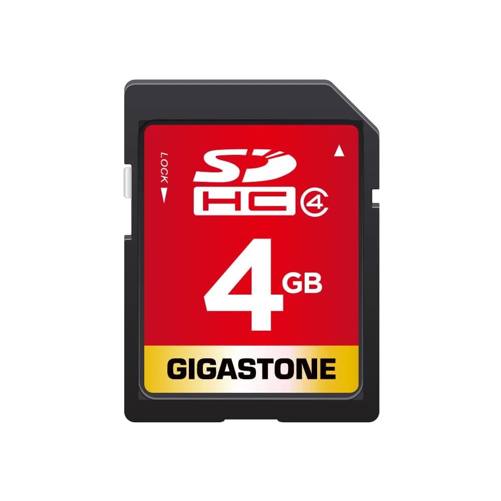 Gigastone 4GB SDHC Memory Card | Class 4 Speed Up to 20MB/s - main product image
