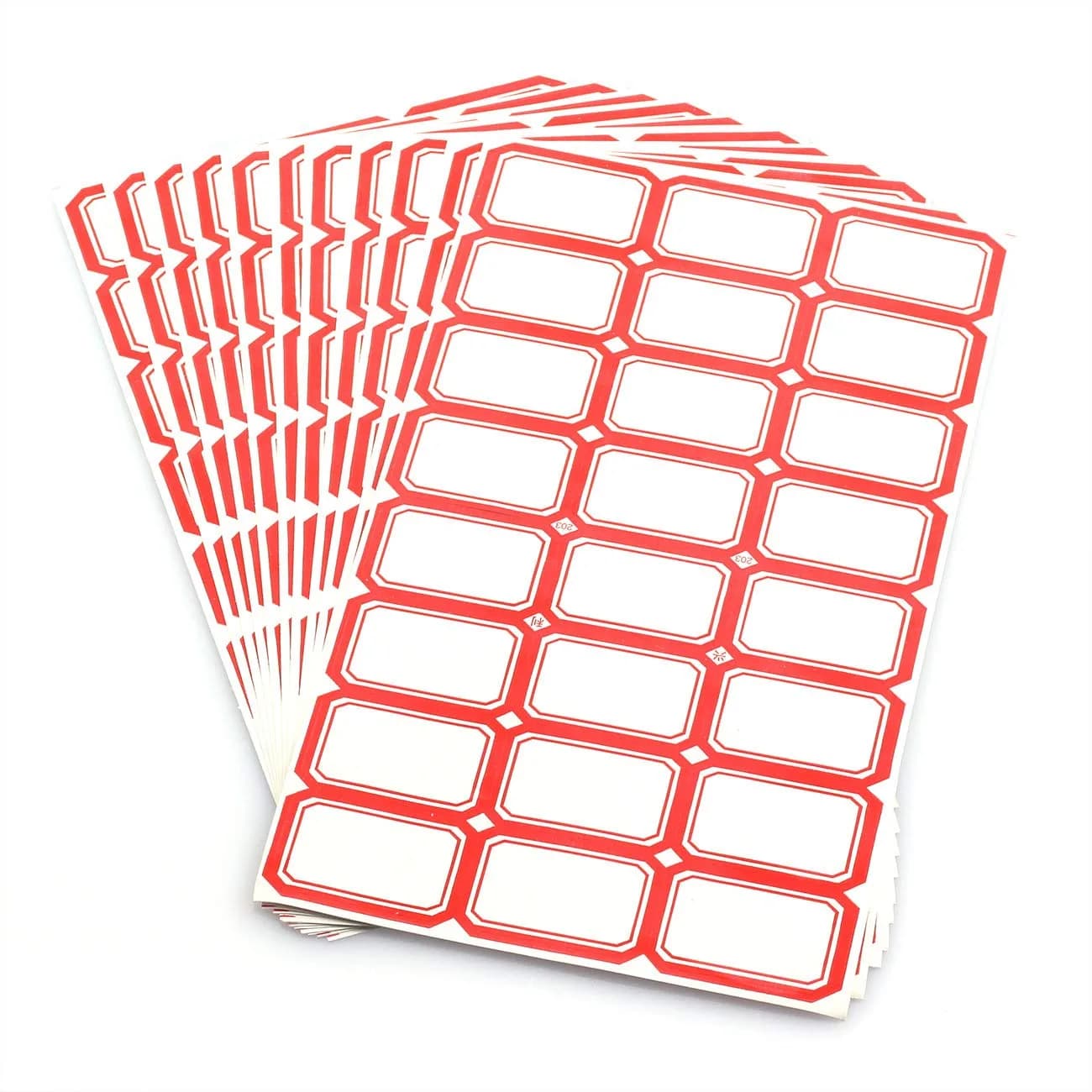 PZRT Label Stickers 288pcs | Multi-Purpose Office & School Labels, 3.9x2.5cm