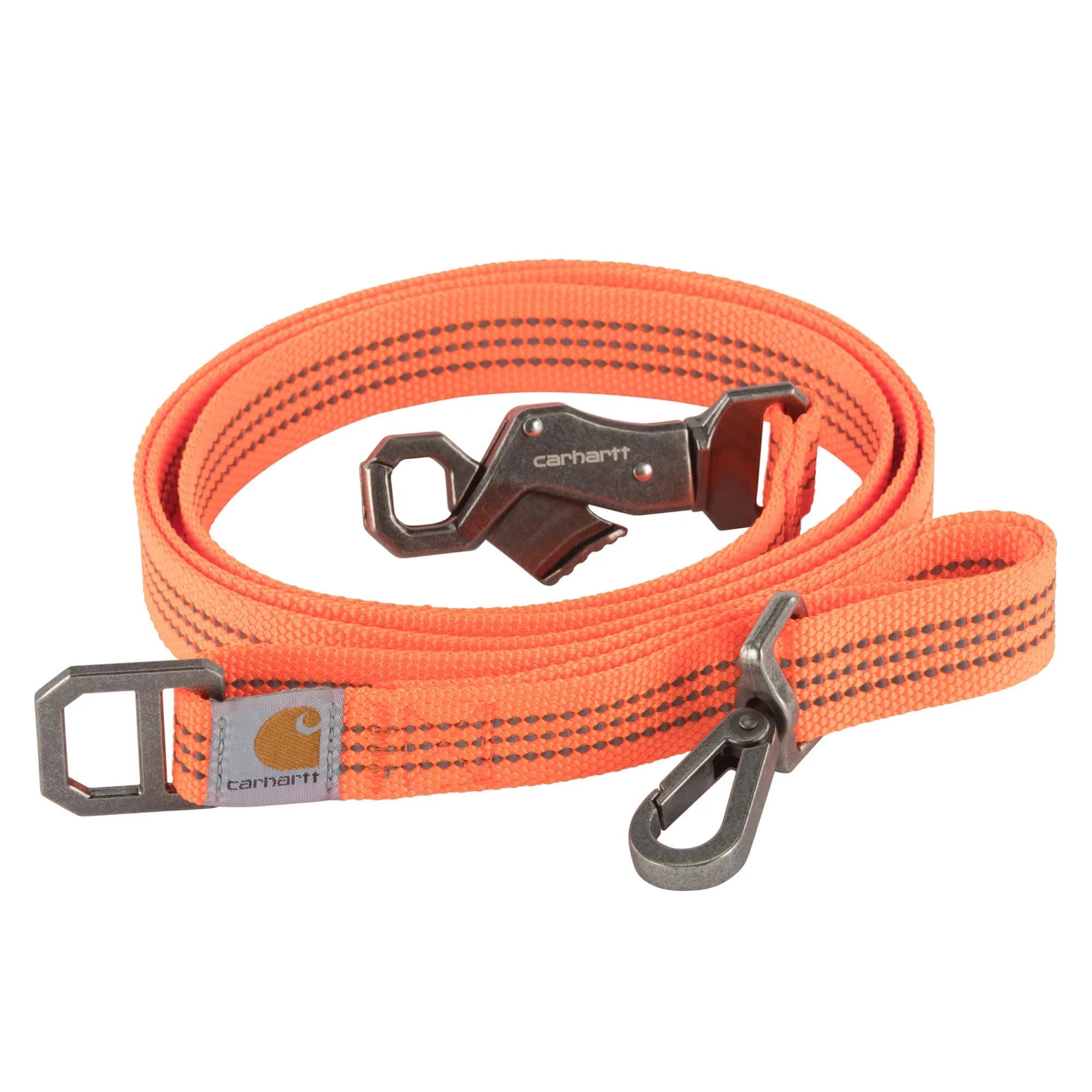 Carhartt Durable Nylon Webbing Dog Leash 1.83 m (6') with Reflective Stitching | Hunter Orange, Small - main product image