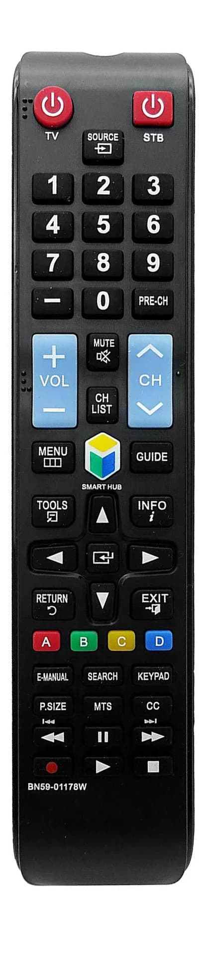 UBay BN59-01178W Remote Control for Samsung LED HDTV | Compatible with UN46H6201AFXZA, UN50H6203AFXZA, UN55H6203AFXZA, UN65H6203AFXZA