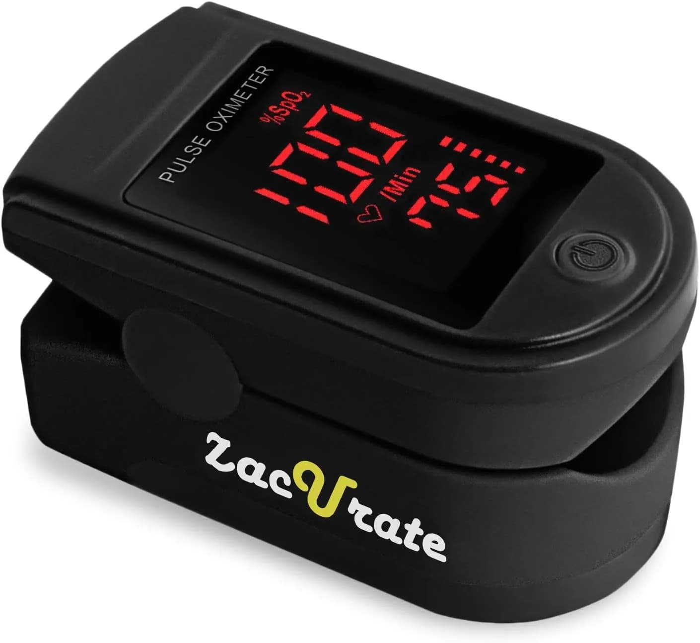 Zacurate 500 Series Fingertip Pulse Oximeter Royal Black | FDA Approved for Sports & Aviation Use - main product image