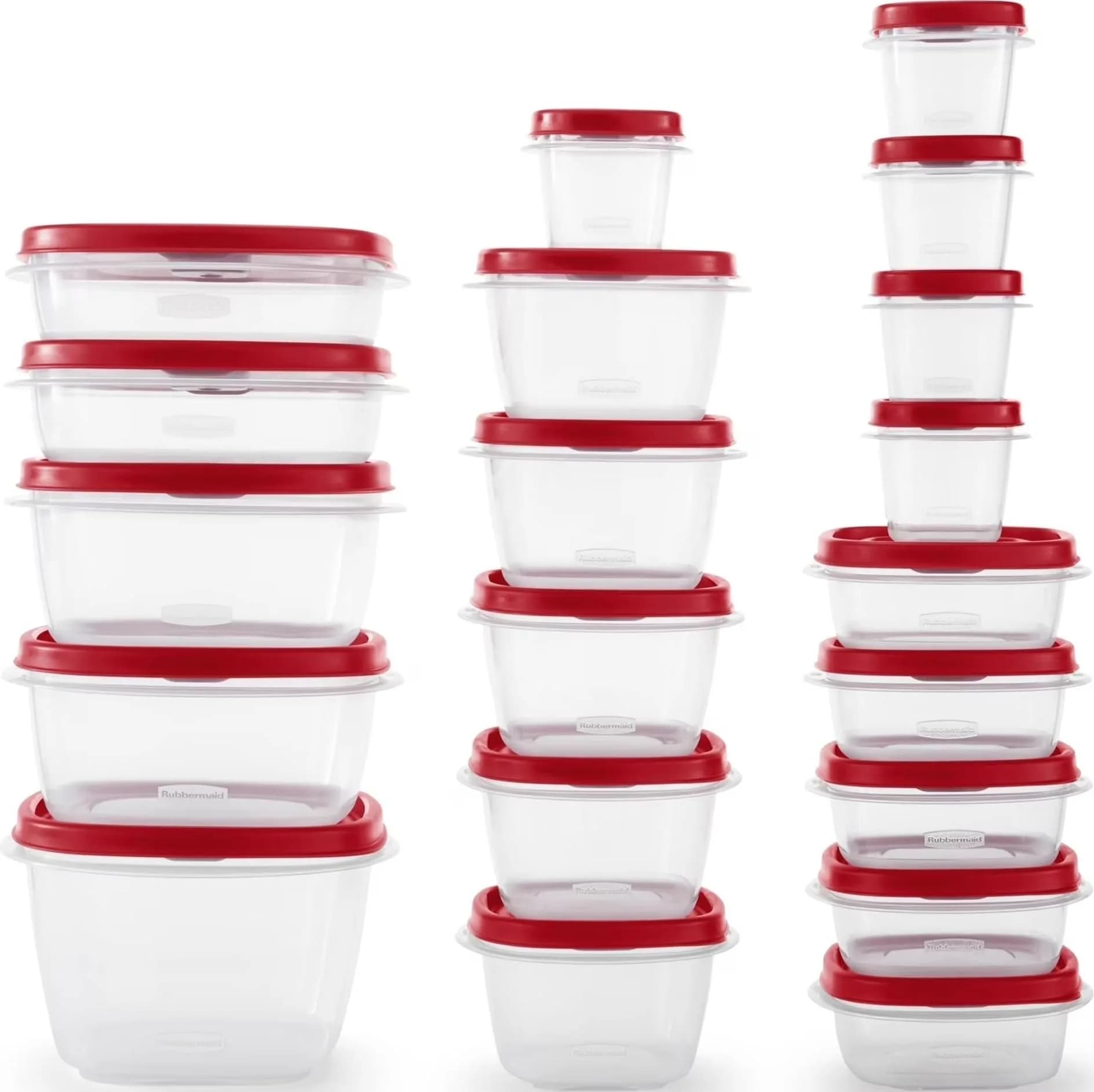 Rubbermaid 42-Piece Food Storage Containers with Lids | Vented Lids, BPA-Free, Microwave Safe, Stackable - main product image