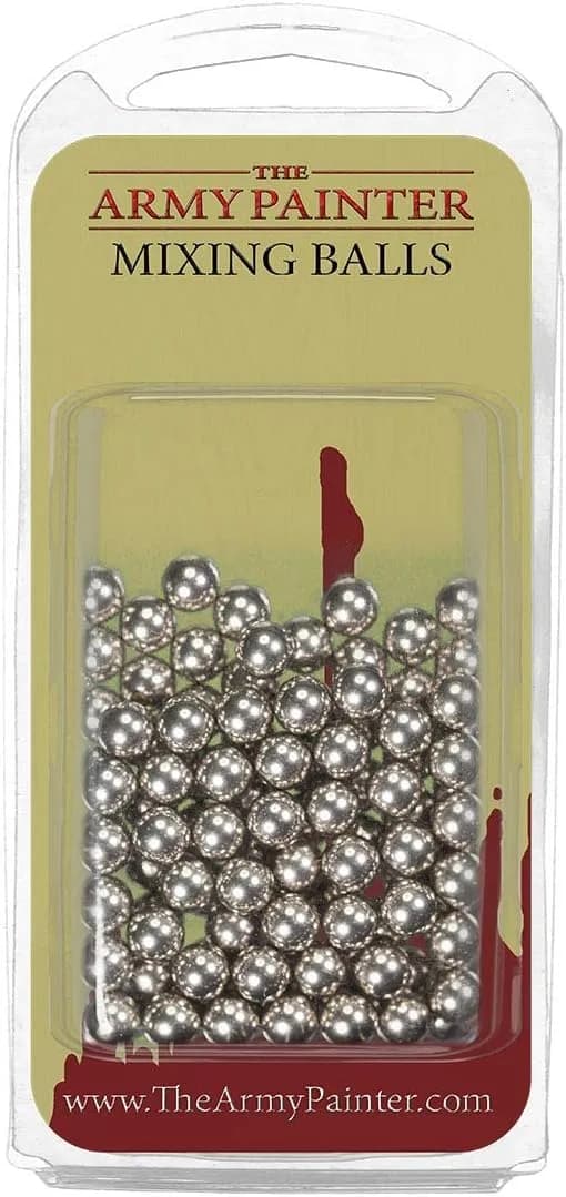 The Army Painter Mixing Balls 5.5 mm (100-Pack) | Stainless Steel Rustproof Agitators for Paint - main product image