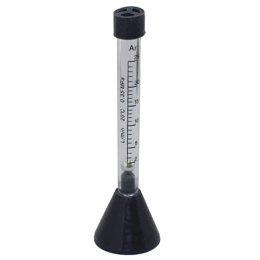 RIVERWELD Argon Gas Flow Meter Tester 0-25 LPM (0.03 kg) | Measures Flow for MIG/TIG Torches - main product image