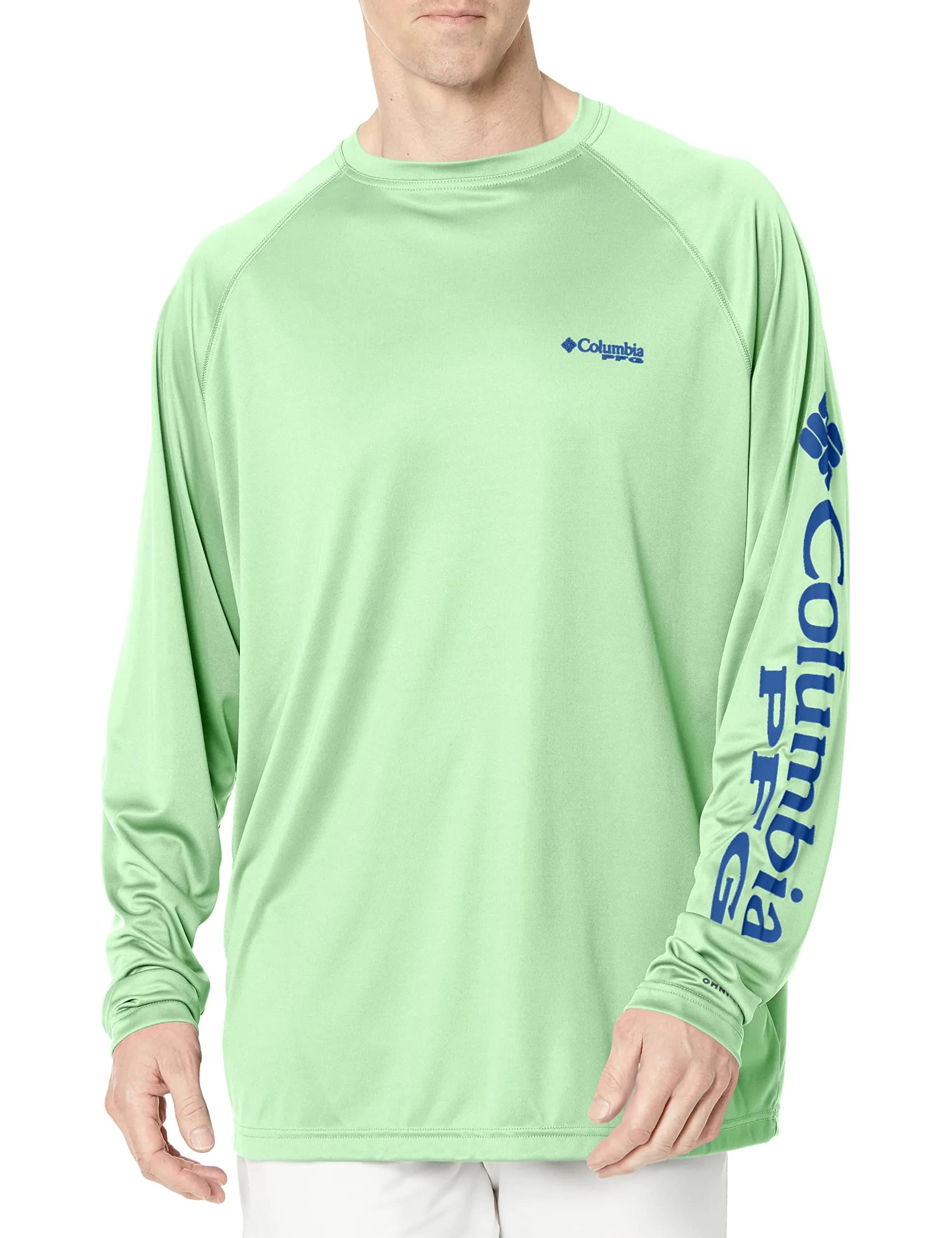 Columbia Men's PFG Terminal Tackle Long Sleeve Fishing Shirt UPF 50 156g (5.5oz) | Moisture-Wicking Breathable Sun Protection