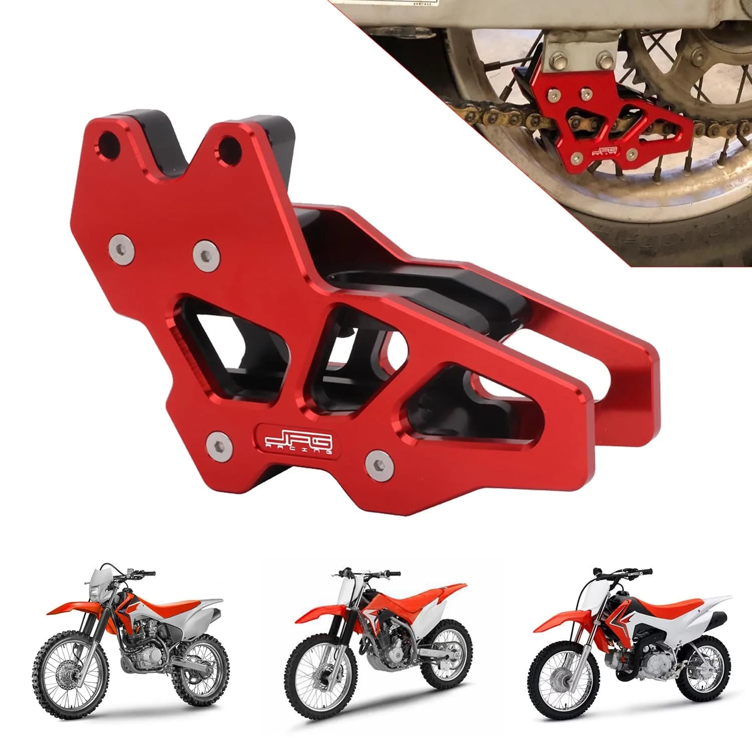 AnXin Motorcycle Chain Guide Guard Protector CNC for CRF150F 2003-2023 | Aluminum Alloy Chain Safety - main product image