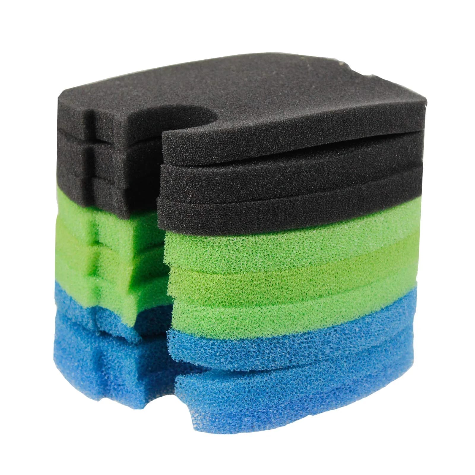 AQUANEAT Replacement Aquarium Canister Filter Pads 9 pcs | Mechanical & Bio Filtration for SUNSUN HW-304B/404B/704B/3000 - main product image