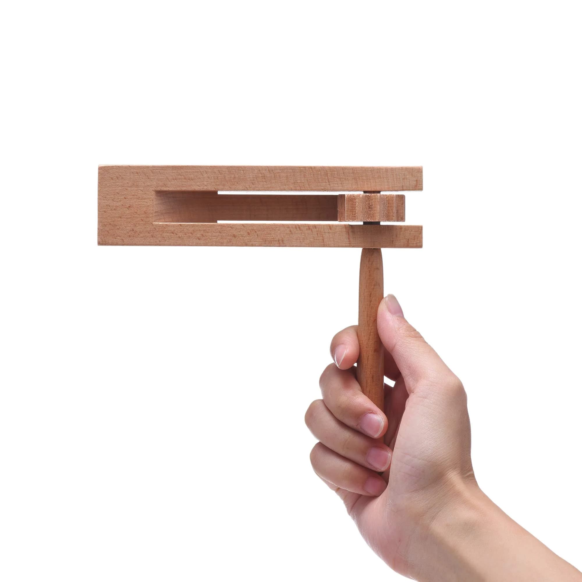 DOMG Wooden Spinning Ratchet Noise Maker Grogger | Traditional Mexican Noisemaker for Parties & Celebrations - main product image