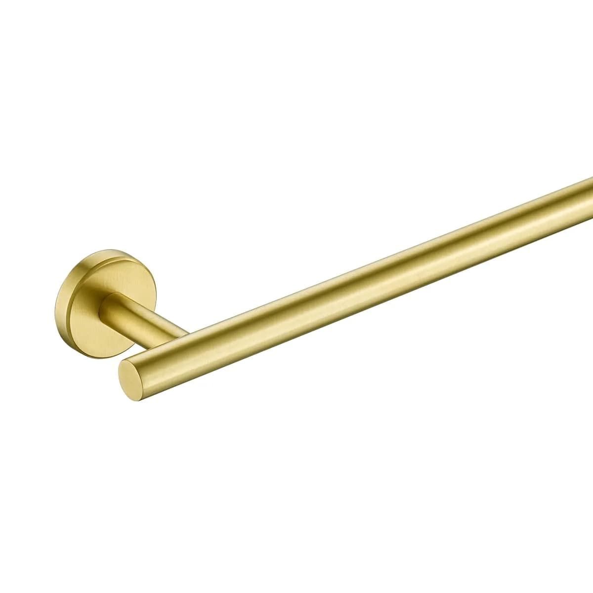JQK Brushed Gold Towel Holder 12 Inch | Rust-Proof Stainless Steel Wall Mount (70-120 chars)