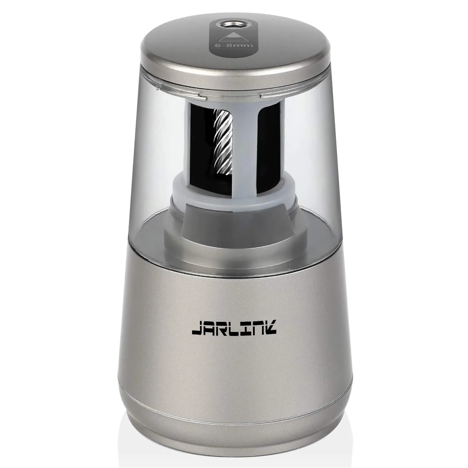 JARLINK Electric Pencil Sharpener Heavy Duty Helical Blade Auto Stop 13.2cm (5.2in) | Fast Sharpening for Students & Artists - main product image