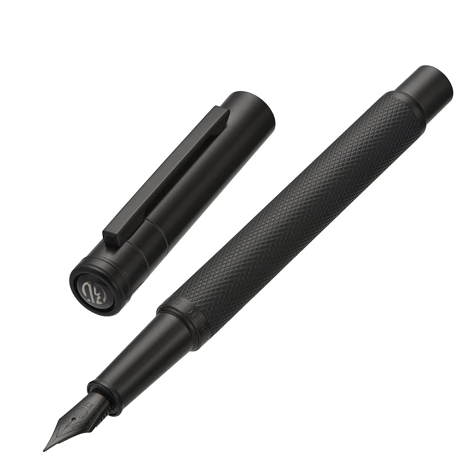 Asvine Matte Black Forest Fountain Pen Extra Fine Nib | Smooth Ink Flow for Students & Professionals - main product image