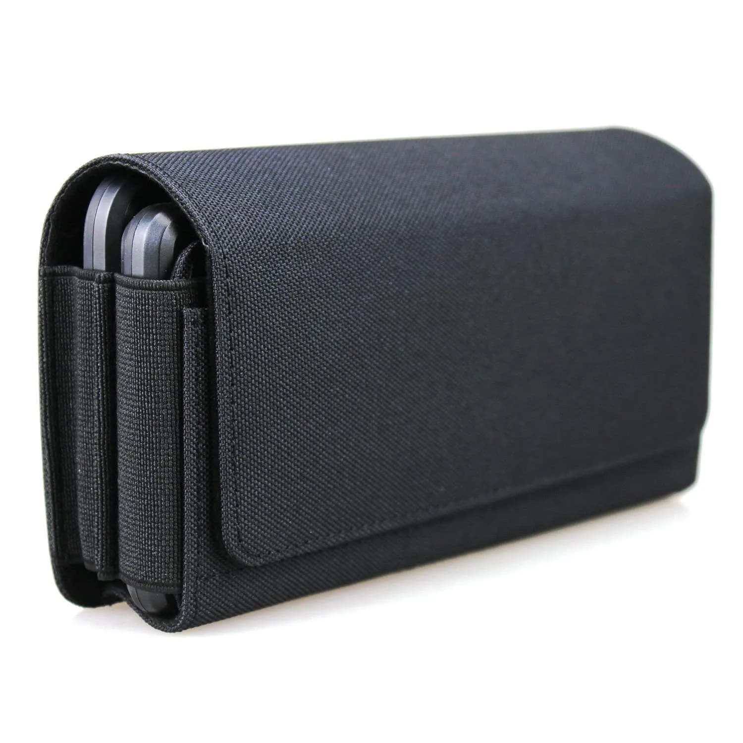 aubaddy Dual Phone Holster Pouch for 2 Phones | Magnetic Belt Clip Case for iPhone & Samsung (17 16 15 14 13 12 11) Pro Max/Plus - main product image