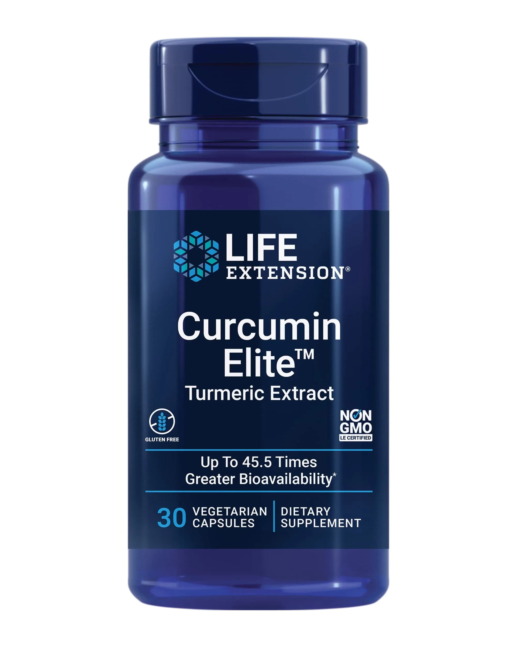 Life Extension Curcumin Elite™ Turmeric Extract 500 mg Capsules (30 Count) | Supports Healthy Inflammation & Immune Response - main product image