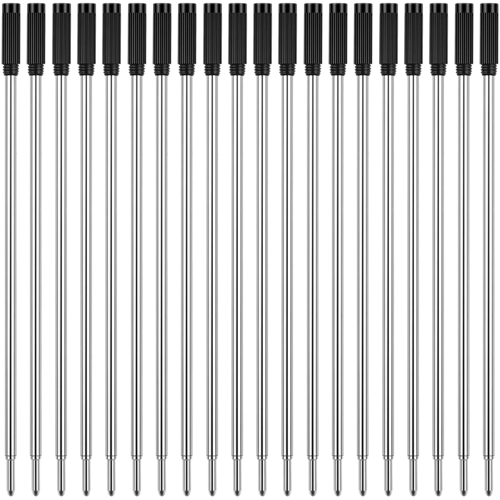 Unibene Cross Compatible Ballpoint Pen Refills 20 Pack, 1.0mm Medium Point | Smooth German Ink Refill for Cross Pens - main product image