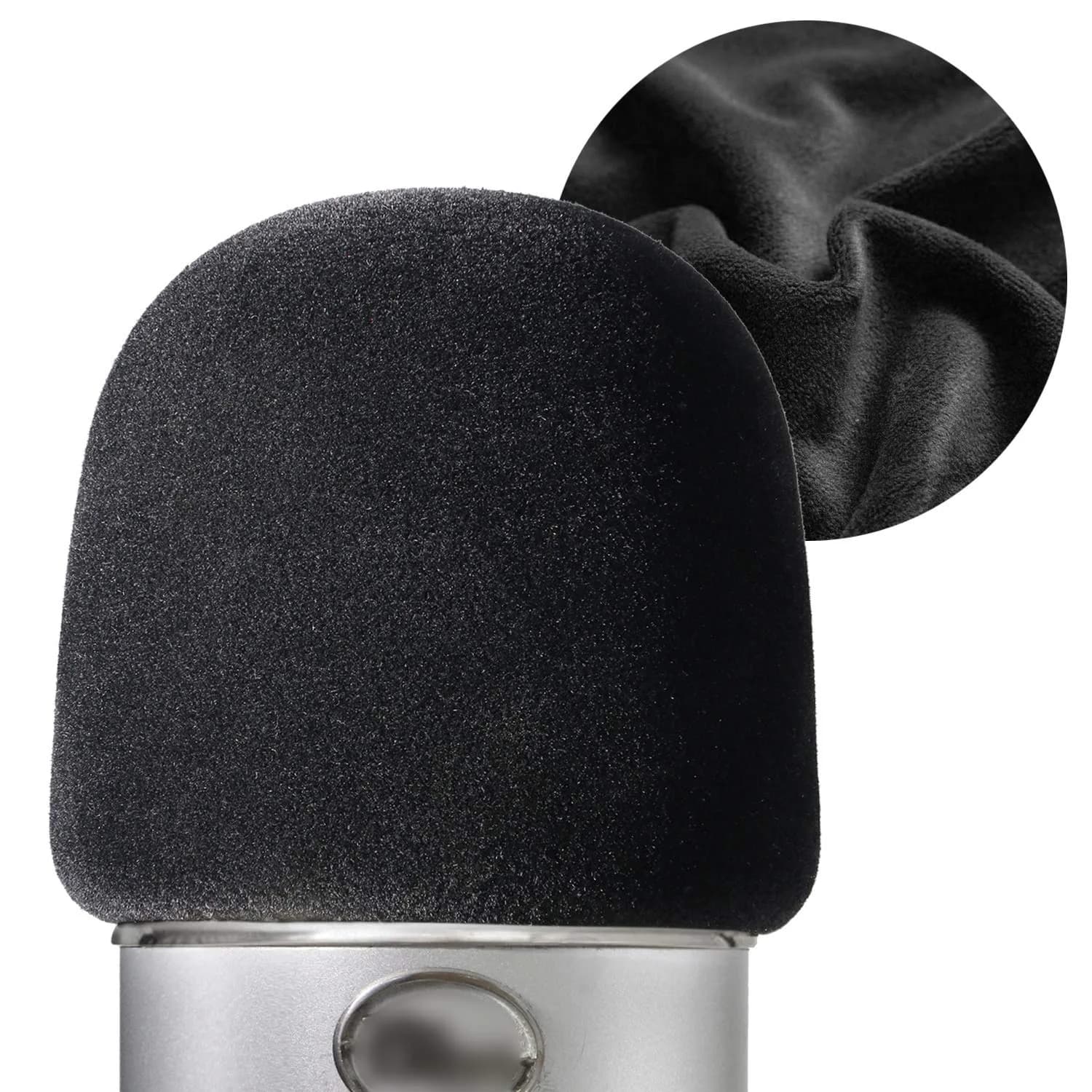 YOUSHARES Blue Yeti Windscreen with Flocking Surface | Professional Mic Pop Filter for Blue Yeti & Yeti Pro Microphones - main product image