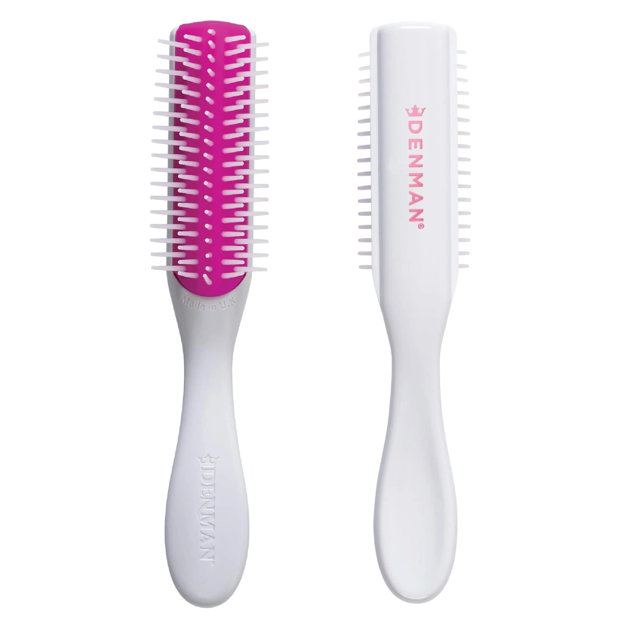 Denman Mini Curl & Blow-Dry Styling Brush D14 Kyoto Cherry Blossom | Define Curls, Smooth Frizz & Style Short Hair