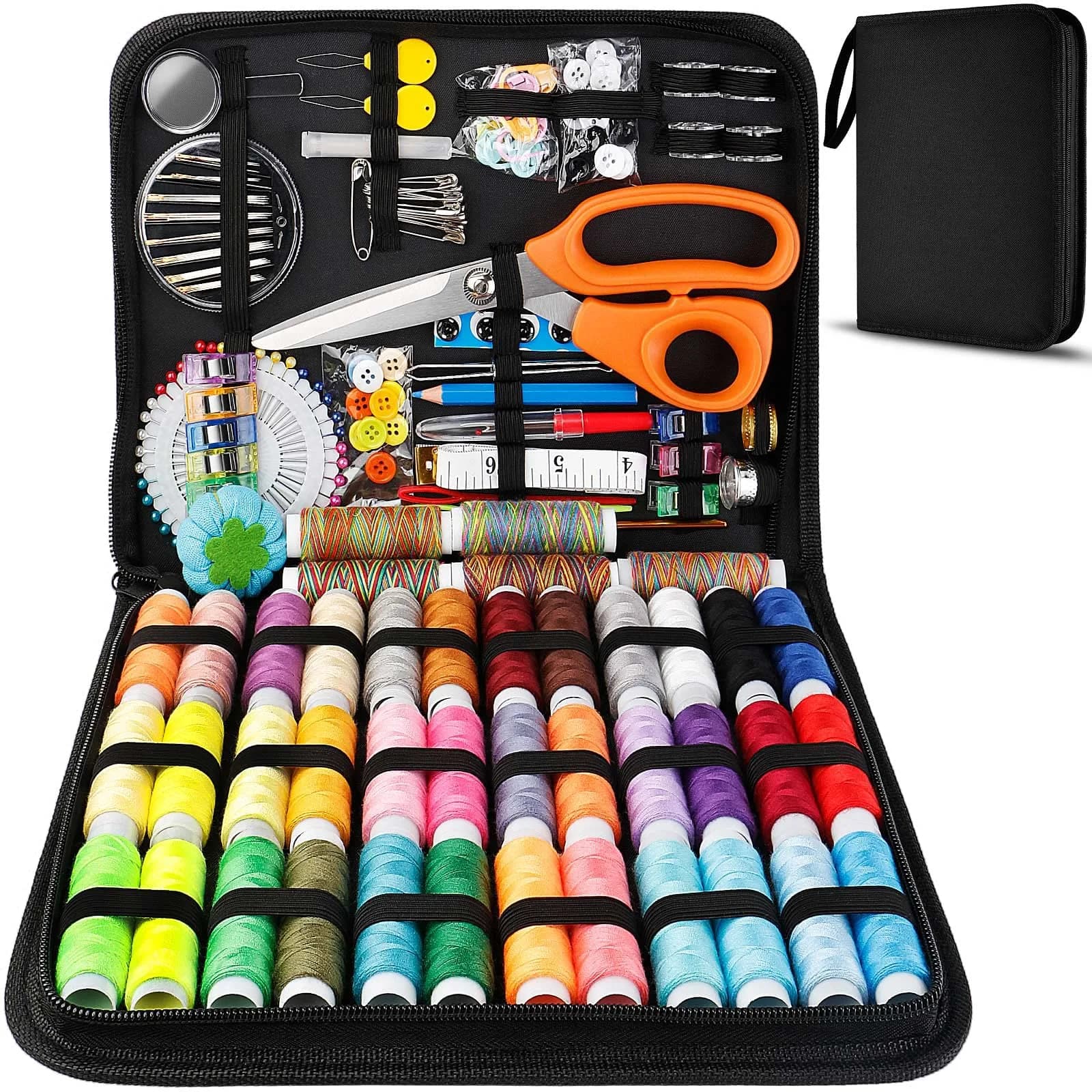 Marcoon Large Sewing Kit, 200 Premium Supplies, 41 XL Thread Spools | Perfect for Travel, Beginners, DIY - main product image