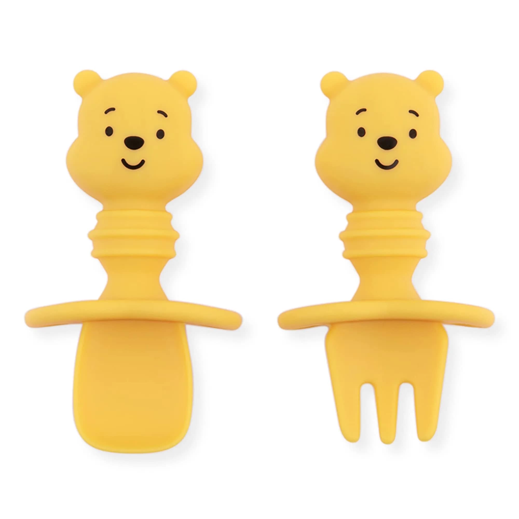 Bumkins Baby Utensils Set | Disney Silicone Chewtensils for Stage 1, Ages 6 Months+ | Winnie The Pooh - main product image