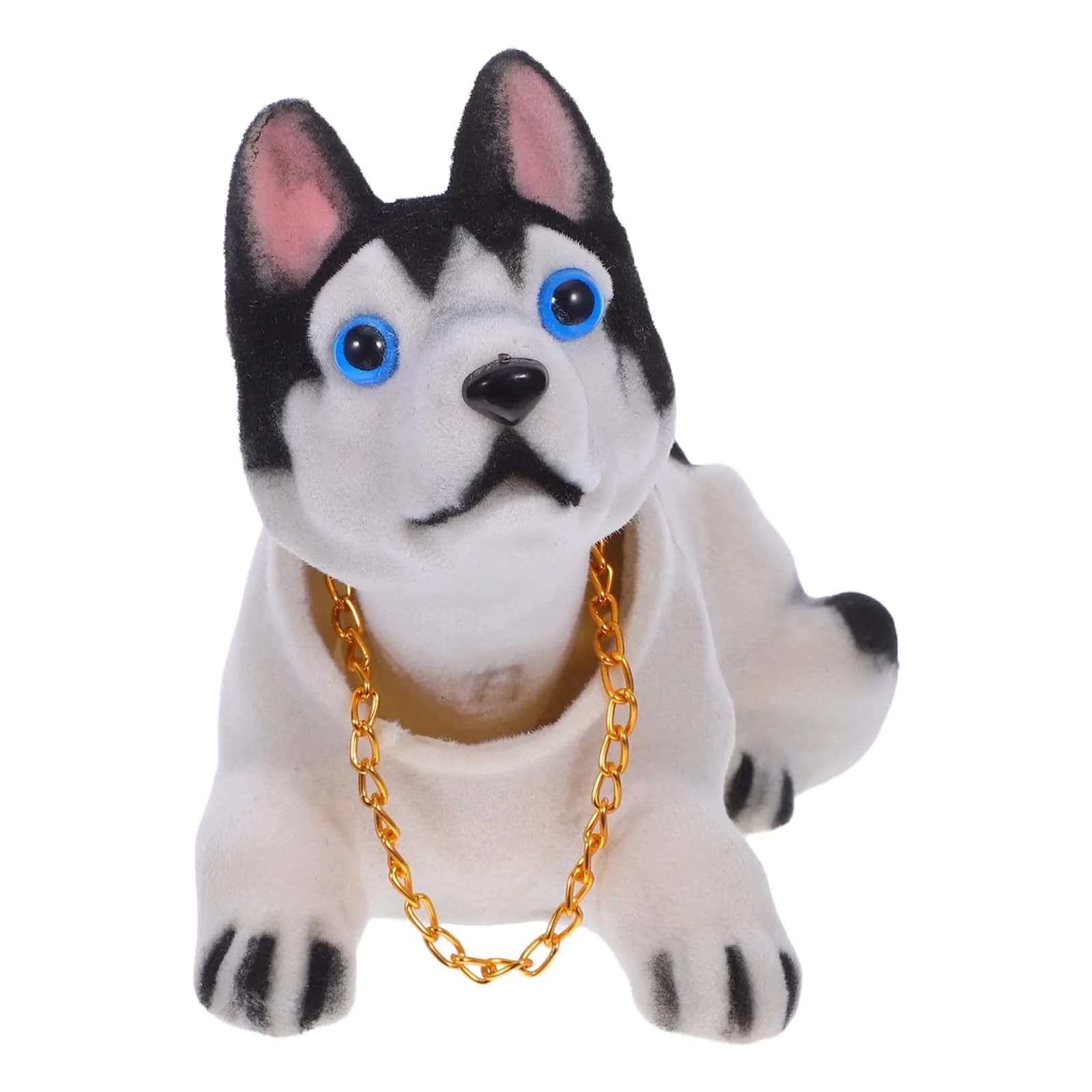 Wakauto Shaking Head Dog Bobblehead Ornament 15cm (5.91in) | Entertaining Nodding Action for Car Dashboard - main product image