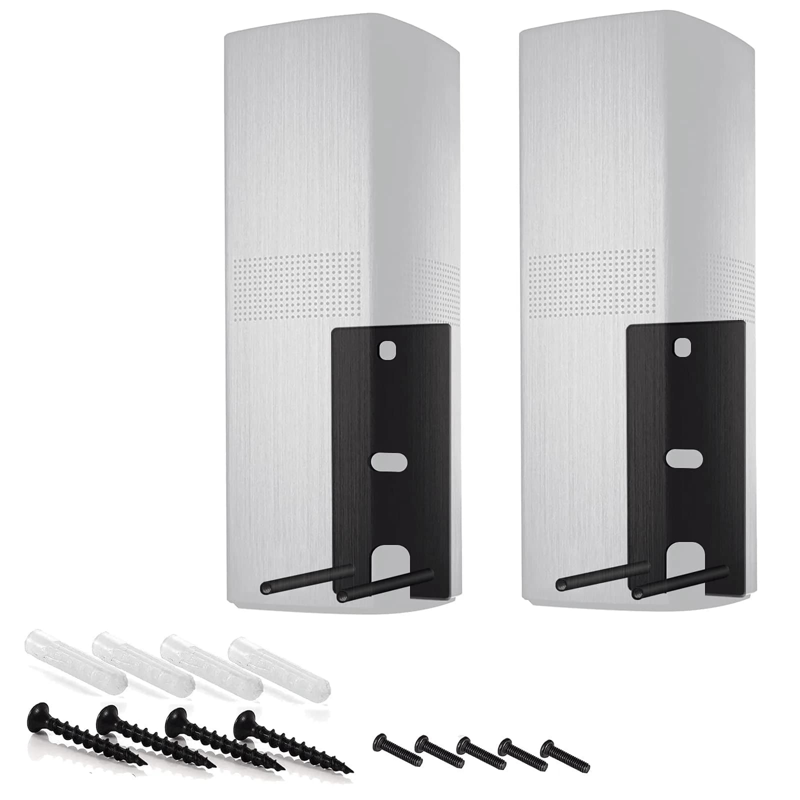 Dinghosen Wall Brackets for Bose Surround Speakers 700 & Lifestyle 650 System, Black | Pair of Speaker Mounts - main product image