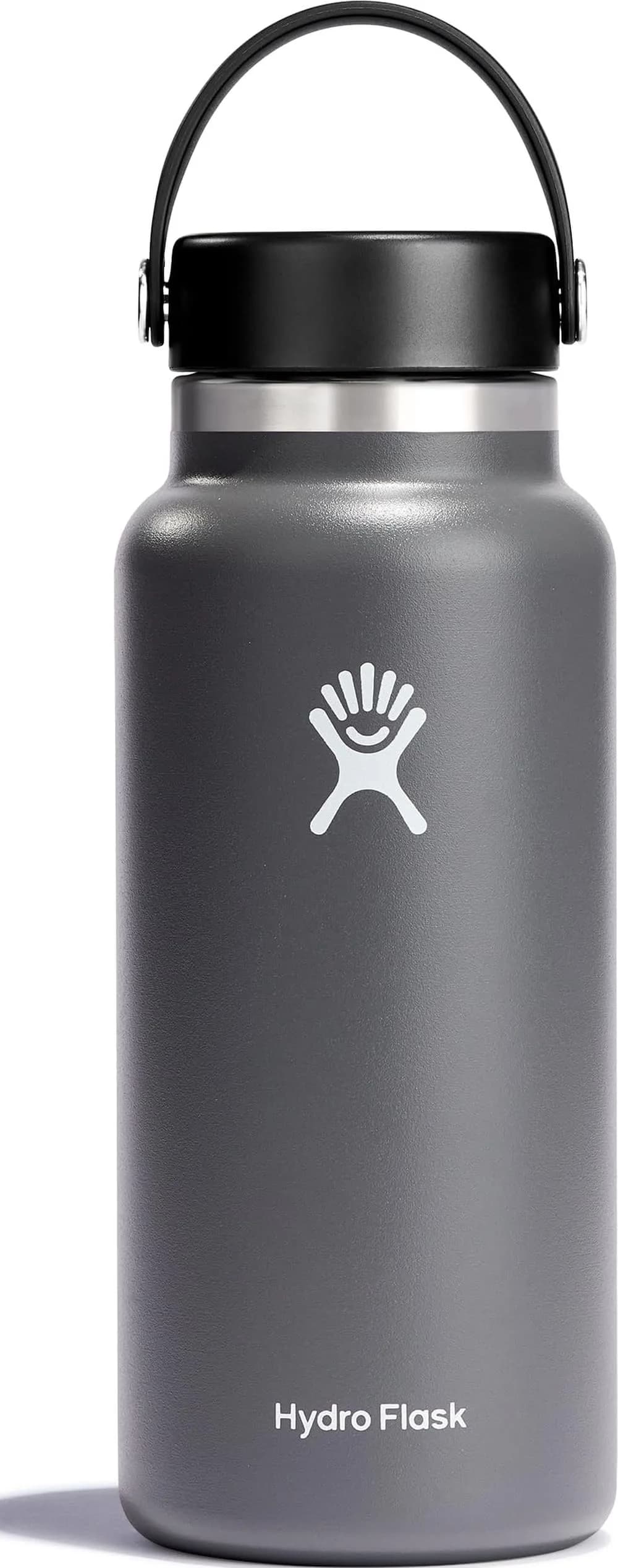 Hydro Flask 40 Oz Tonal White Wide Mouth Water Bottle | Insulated Stainless Steel, Cold 24 Hrs, Hot 12 Hrs