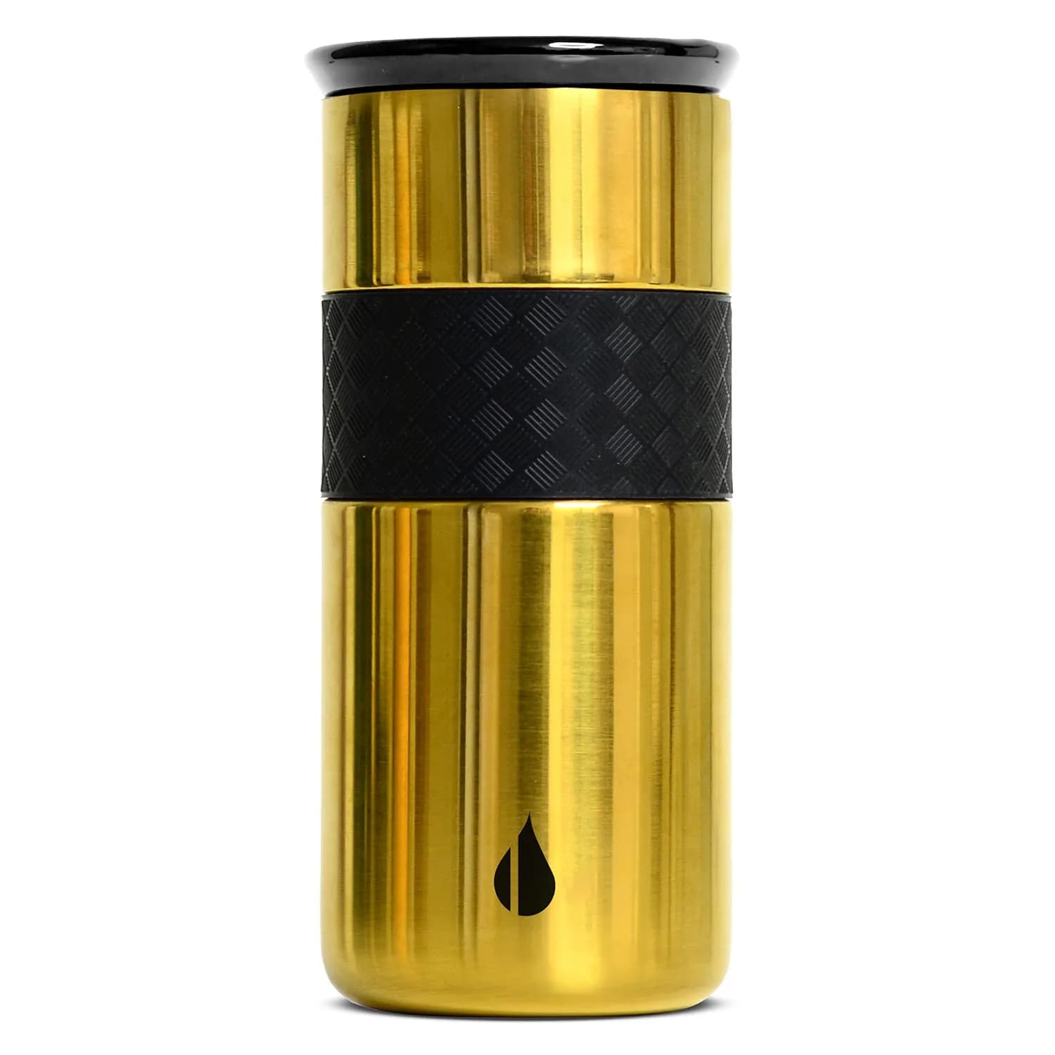 Elemental Artisan 16oz Triple-Wall Insulated Coffee Tumbler w/Ceramic Lid | Keeps Drinks Hot 6 Hrs, Cold 18 Hrs