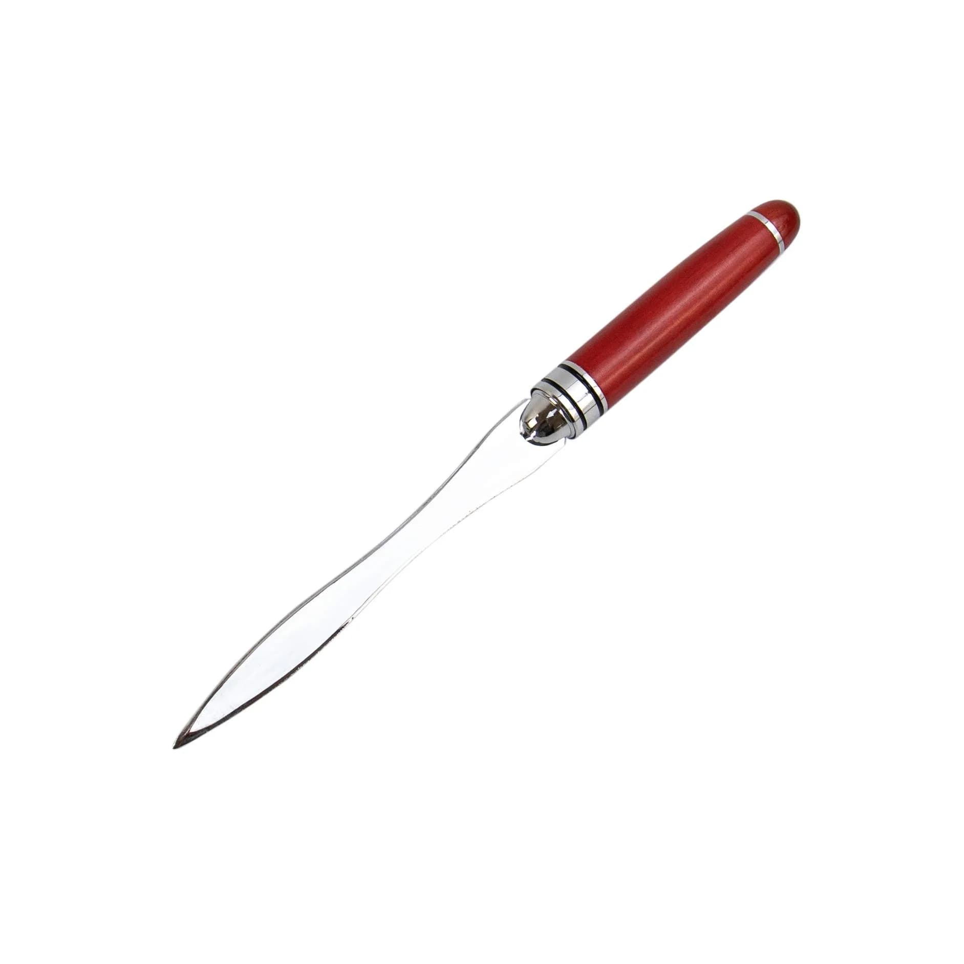 AUEAR Metal Letter Opener with Rosewood Handle | 16 cm (6.3 Inch) Stainless Steel Blade - main product image