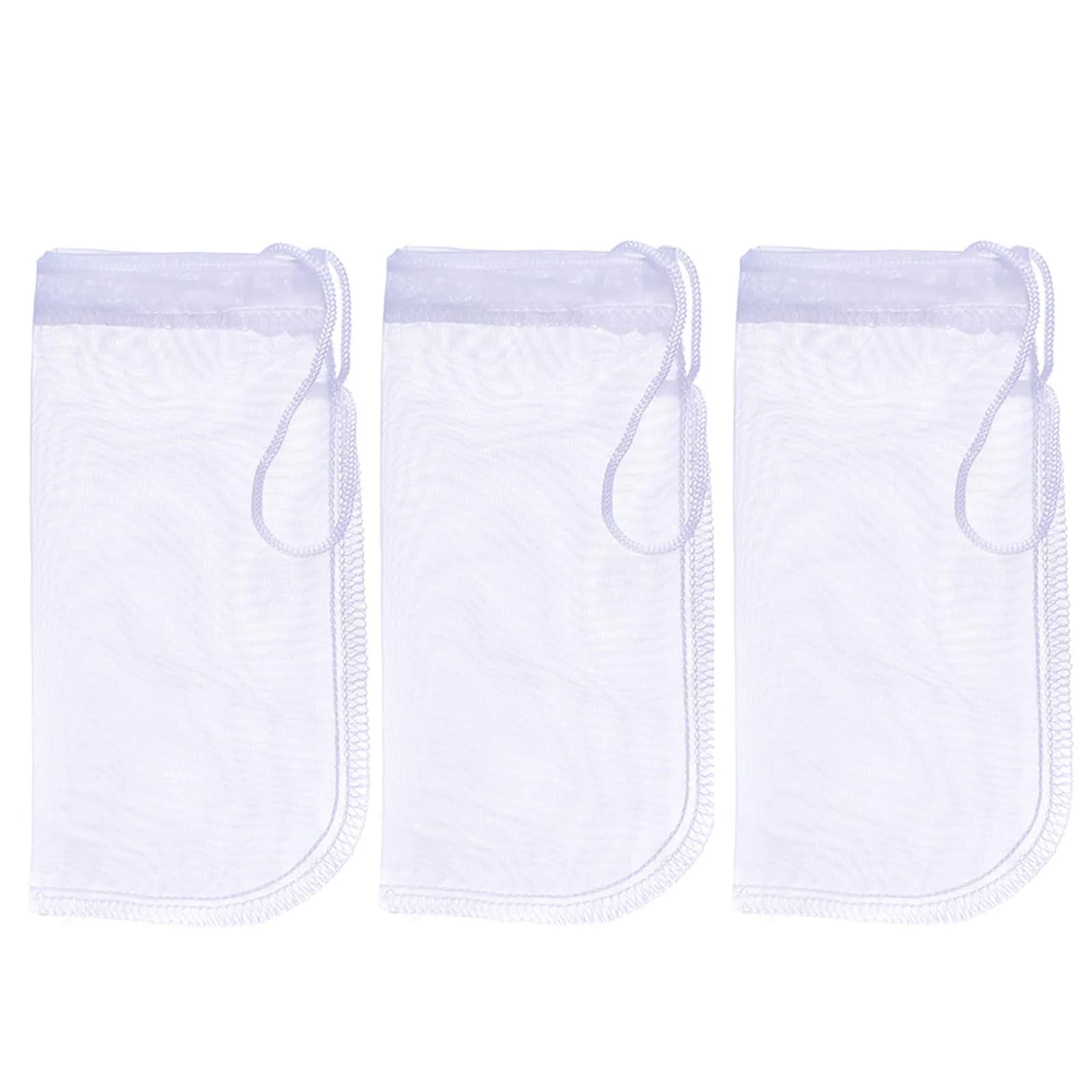 ALEGI Aquarium Extra Fine Media Filter Bag 7.5"*3.6" | Reusable 180 Micron Mesh for Fine Resins - main product image