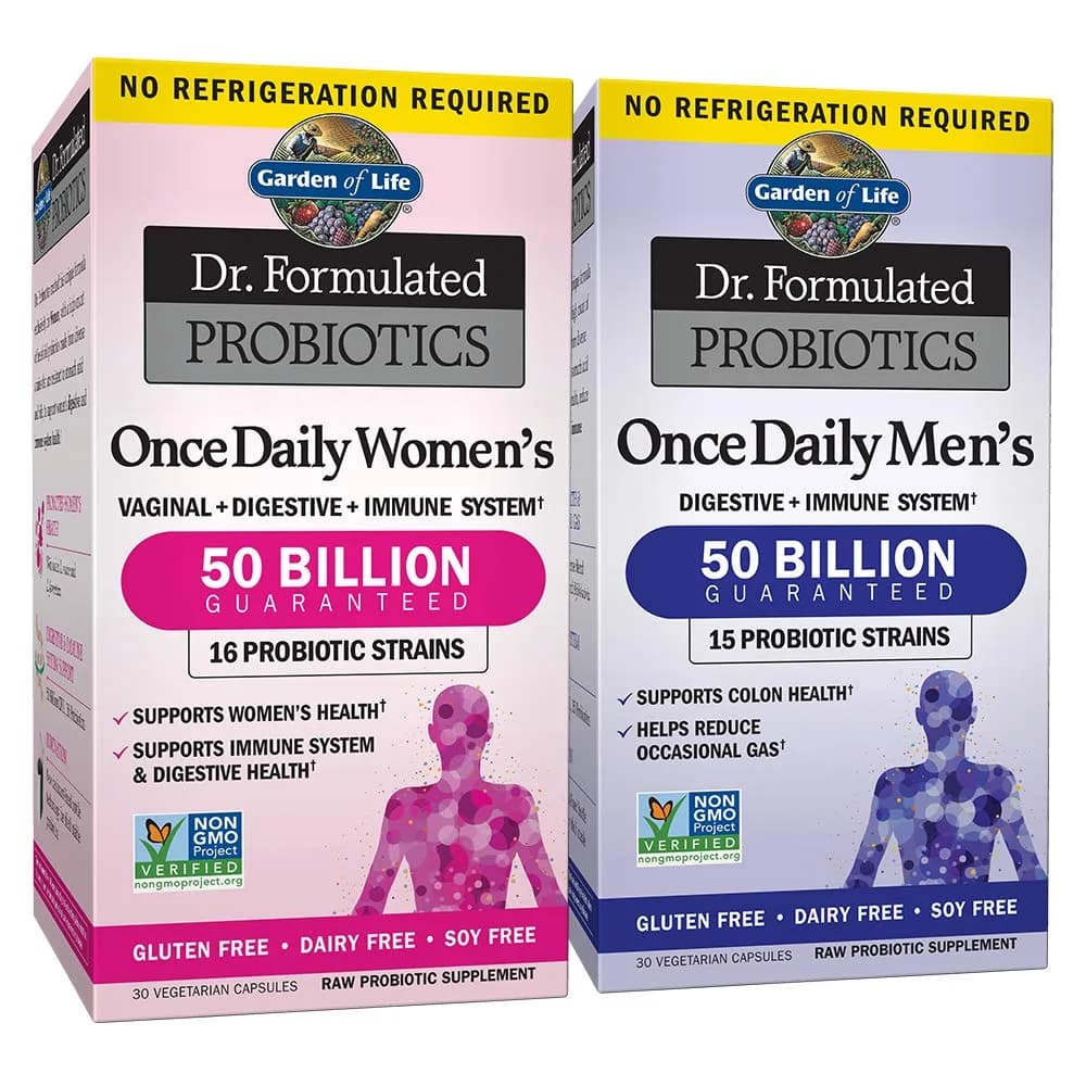 Garden of Life Dr. Formulated Probiotic Bundle for Men & Women (50 Billion CFU, 2x30 Capsules) | Gut Health & Immunity Support - main product image