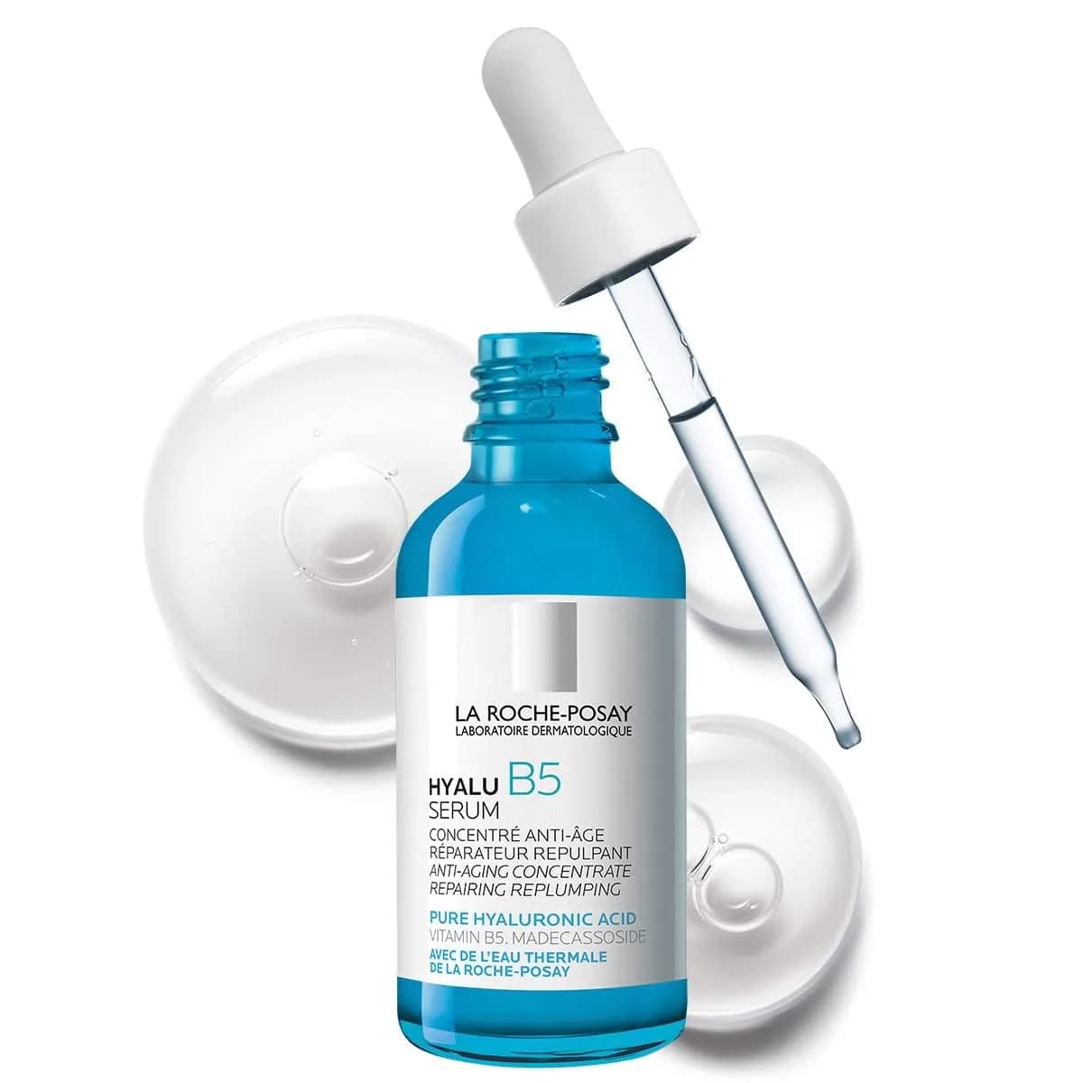 La Roche-Posay Hyalu B5 Hyaluronic Acid Serum 50ml (1.69 Fl Oz) | Repairs Skin Barrier & Plumps Skin - main product image