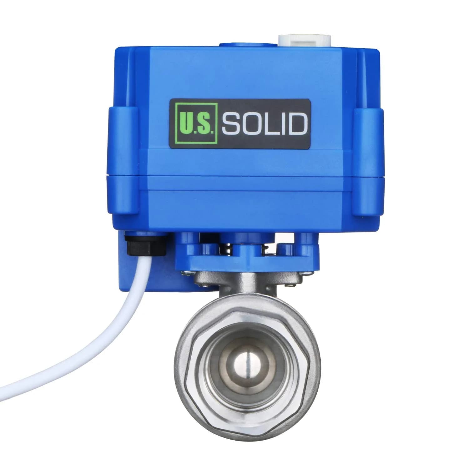 U.S. Solid Motorized Ball Valve 3/4" NSF Certified 304SS Full Port 9-24V AC/DC | 19.05mm (0.75 Inch) NPT - main product image