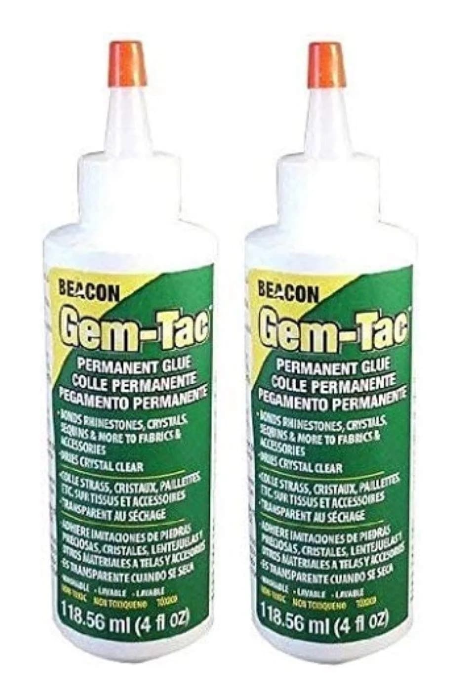 Beacon Gem-Tac Permanent Adhesive Gel 237ml (8 Fl Oz) | Dries Crystal Clear - main product image
