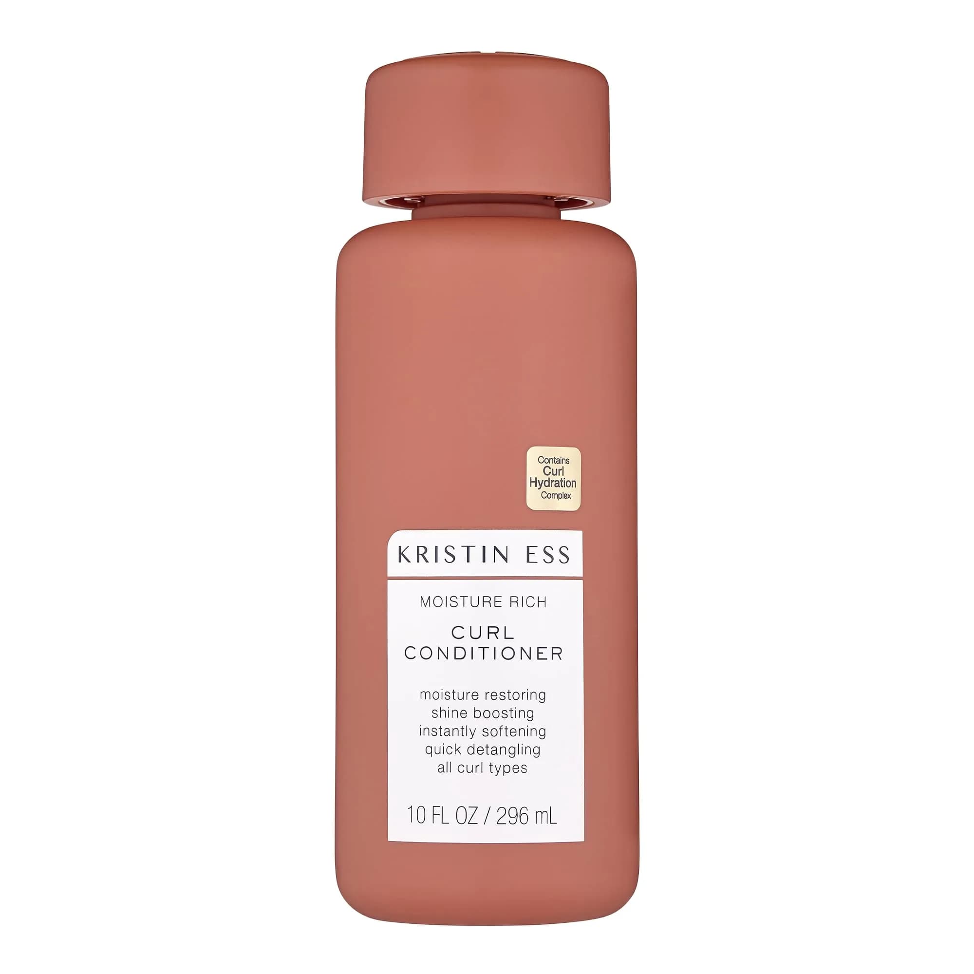 Kristin Ess Hair Moisture Rich Conditioner for Curly + Wavy Hair 296ml (10 fl. oz) | Vegan, Sulfate-Free, Color-Safe