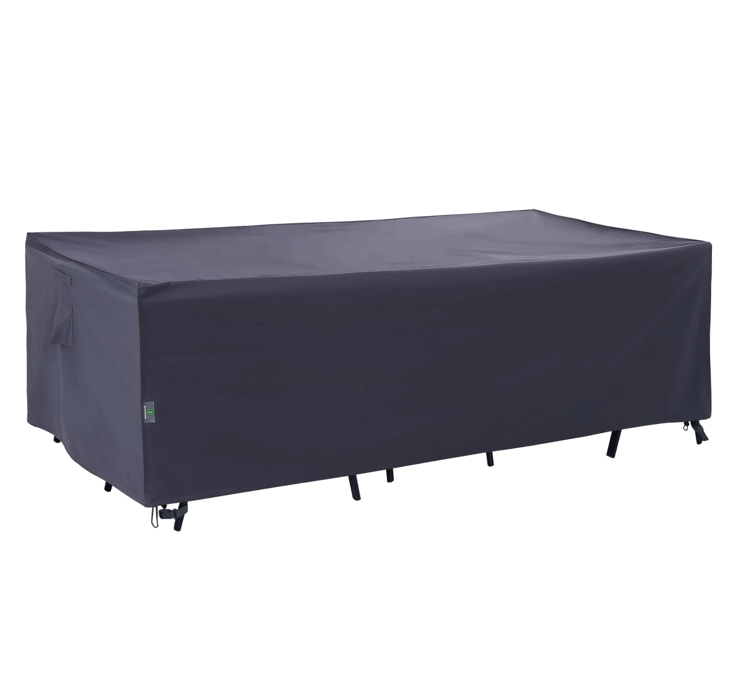 F&J Outdoors Patio Outdoor Furniture Cover, Grey, 86"W x 44"D x 27.5"H | Heavy Duty Waterproof UV Resistant - main product image