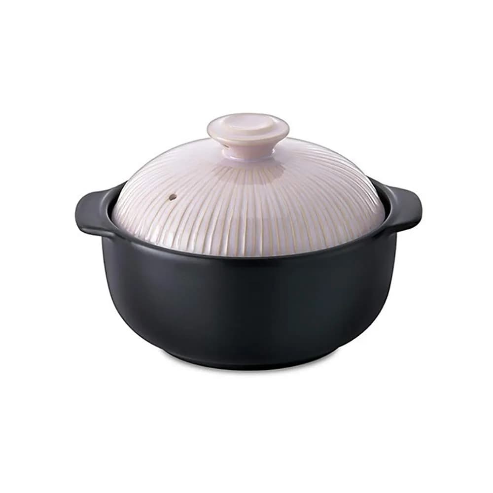 Lucia 1400ml Glazed Ceramic Cookware Hot Pot | Heat & Water Resistant - South Korea - main product image