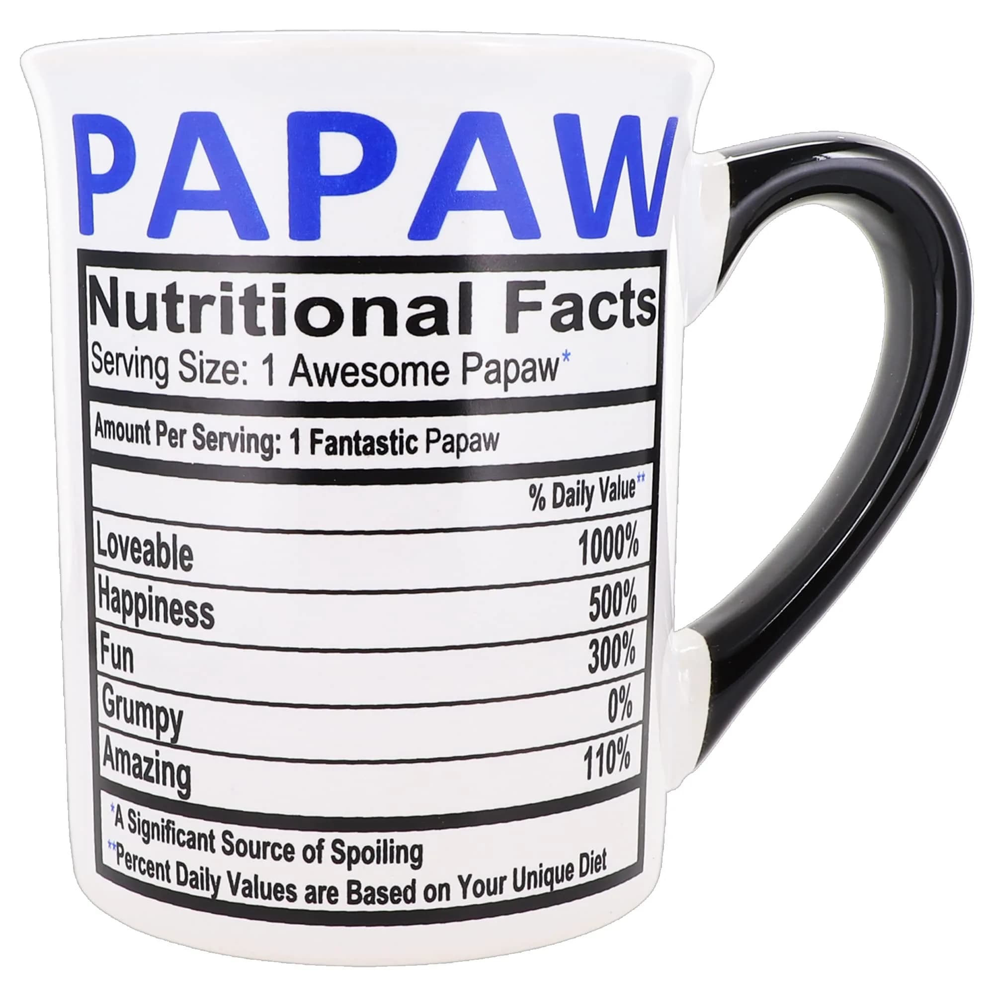 Cottage Creek Papaw Coffee Mug 16oz Ceramic Coffee Cup | Dad & Grandpa Gift with Sentimental Message - main product image