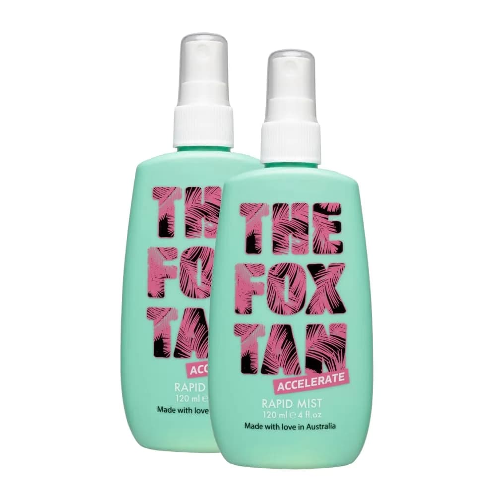 THE FOX TAN Double It Mist 120mL | Rapid Tanning Accelerator for Darker & Faster Tans