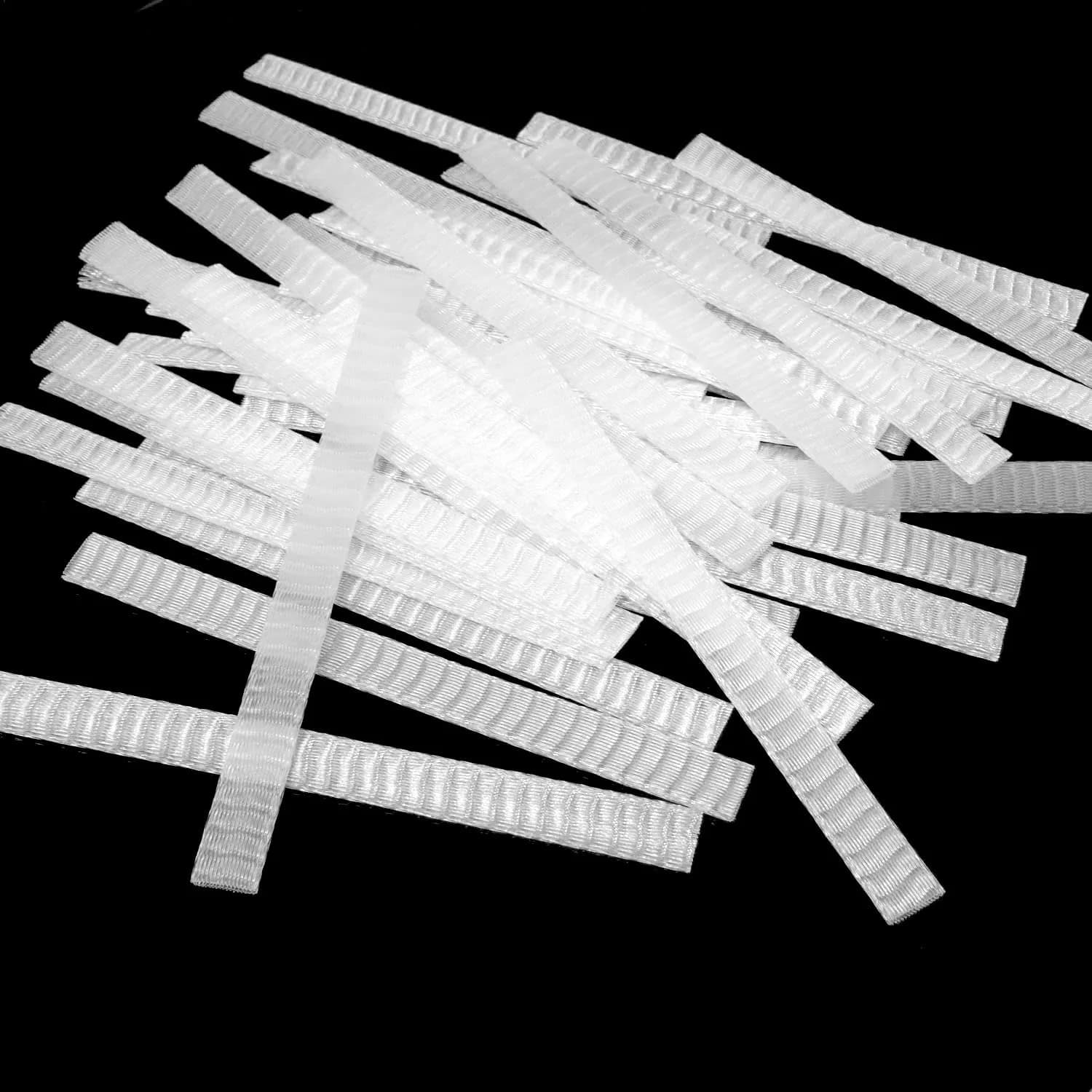 Honbay 100PCS Makeup Brush Protector Mesh Covers (12x1cm / 4.7x0.4 Inch) | Reusable Expandable Covers for Brushes & Tassels