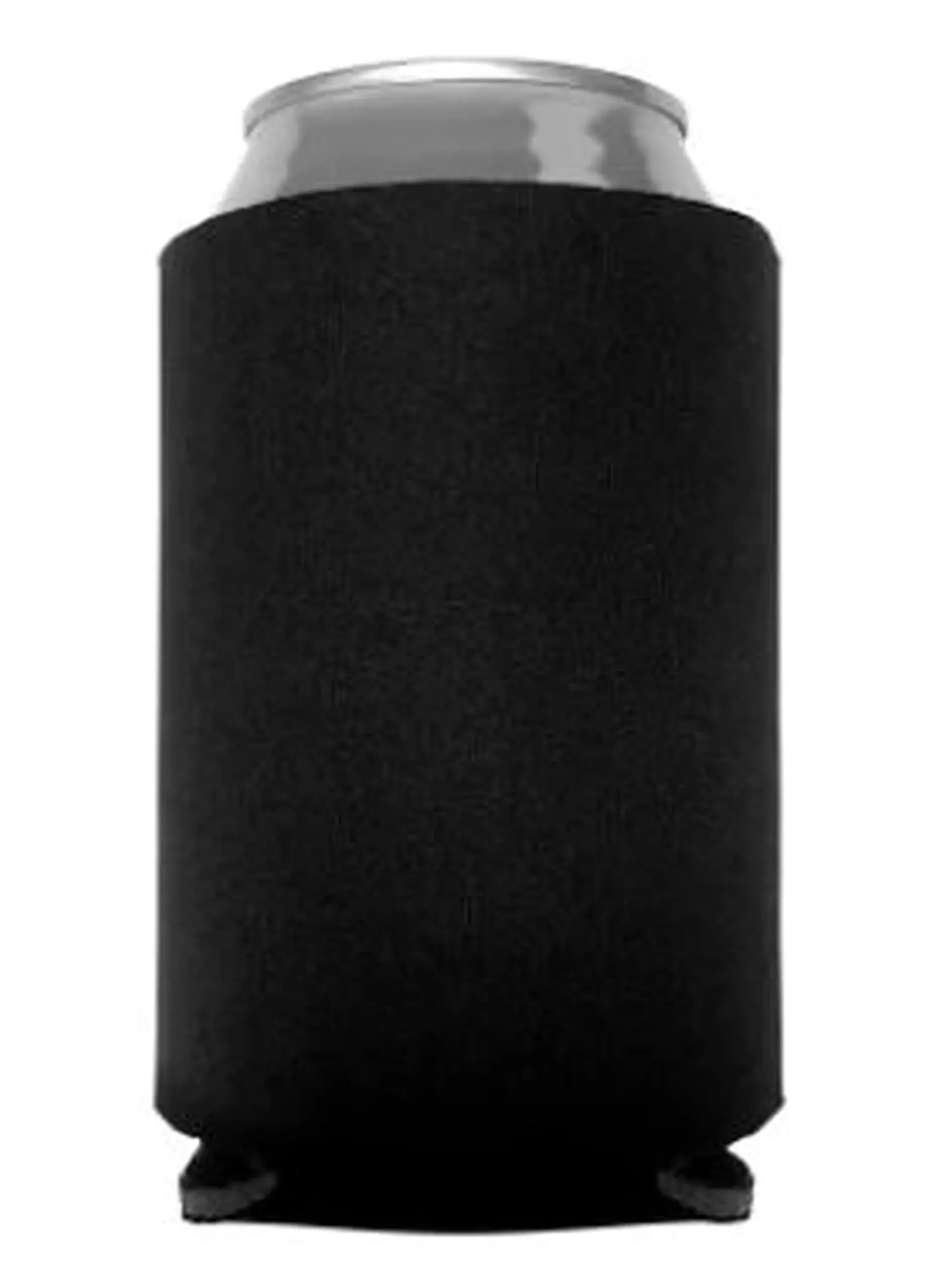 Kropsis Can Cooler Sleeves Blank Poly Foam 12 oz to 16 oz | Customizable Party & Wedding Bulk (50, Black) - main product image