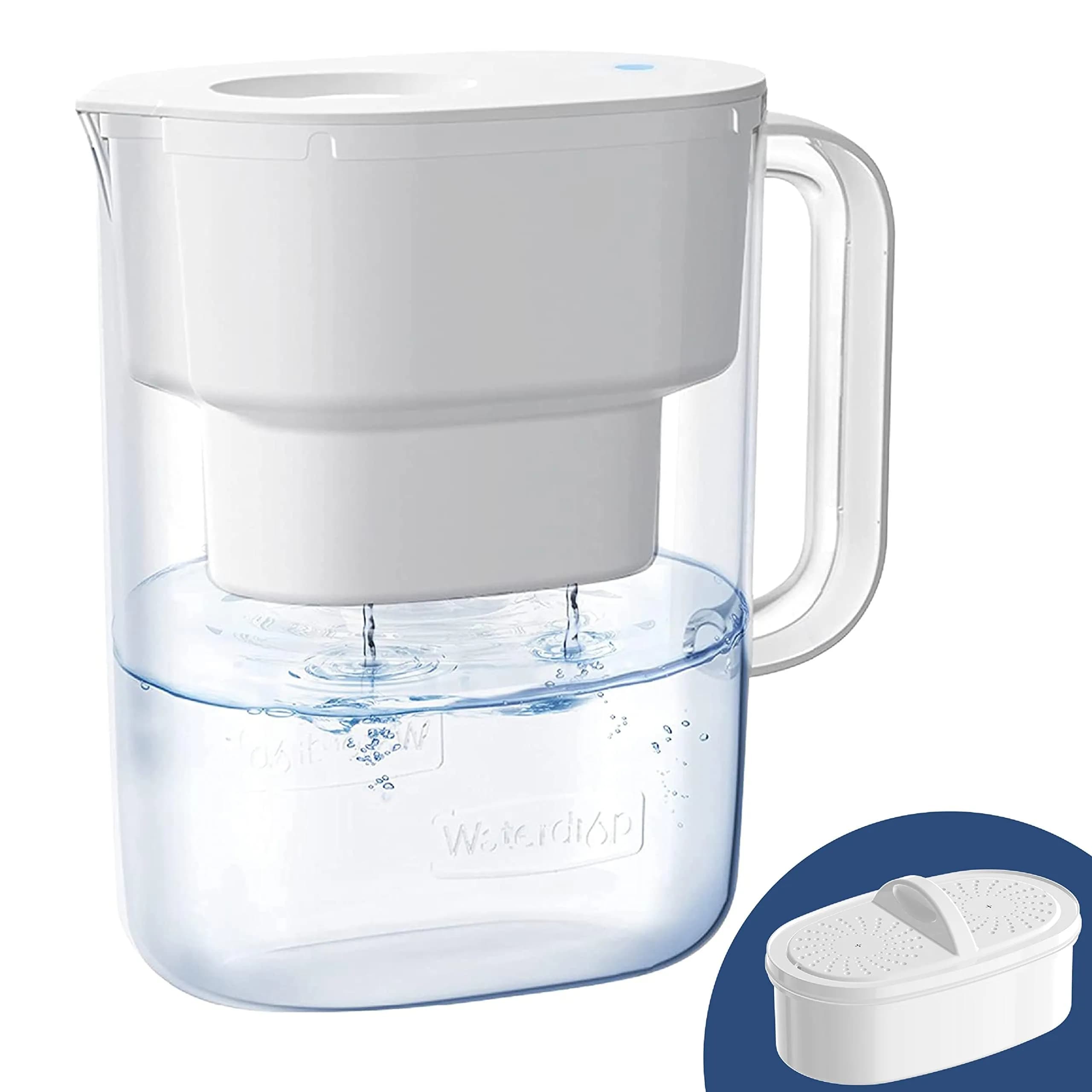 Waterdrop PT-07W Water Filter Pitcher 3.5L (10-Cup) | NSF Certified, 200-Gallon Filter, Reduces Chlorine & PFOA/PFOS - main product image
