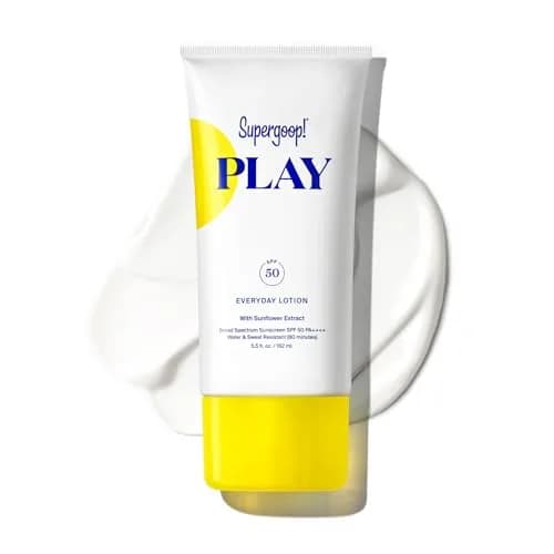 Supergoop! PLAY Everyday Lotion SPF 50 162 ml (5.5 fl oz) | Hydrating Face & Body Sunscreen, Water & Sweat Resistant - main product image
