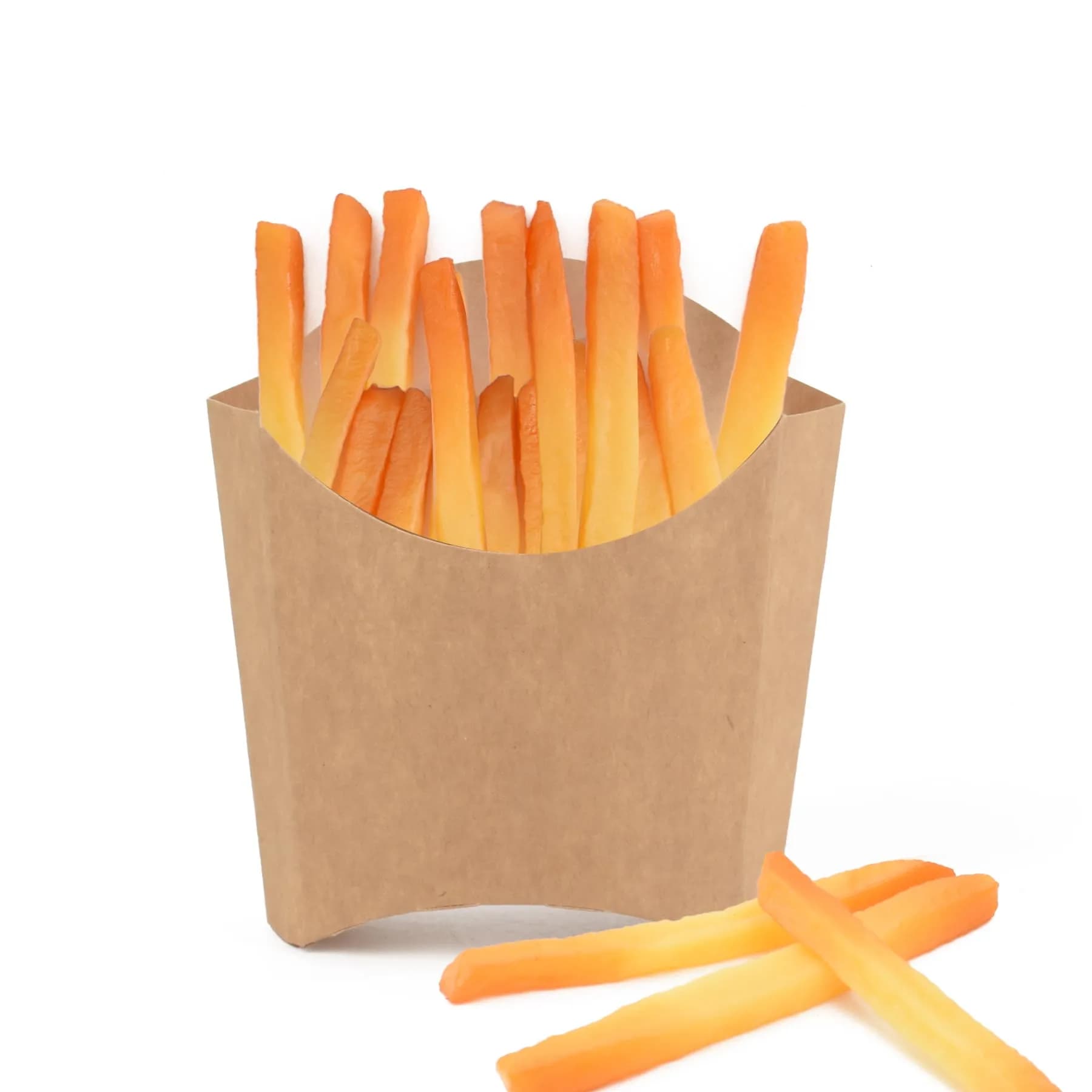 Hagao Fake French Fries 15 pcs | Realistic Polyurethane Play Food for Kitchen Decor - main product image